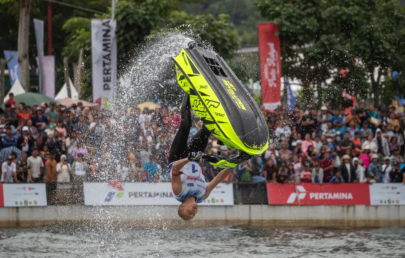 Photo wallpaper race, boat, speed