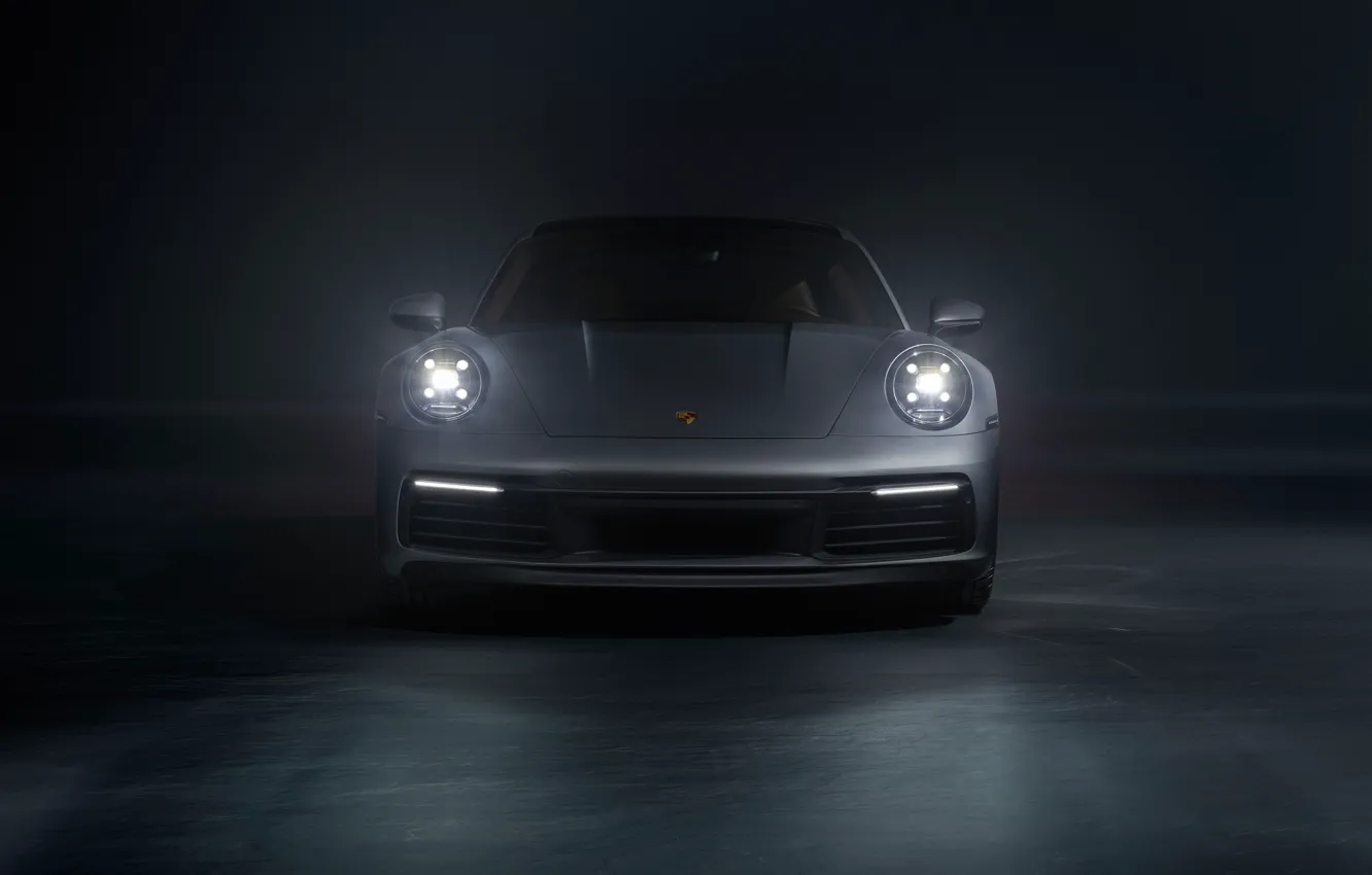 Photo wallpaper 911, Porsche, front view, Carrera S, 2019
