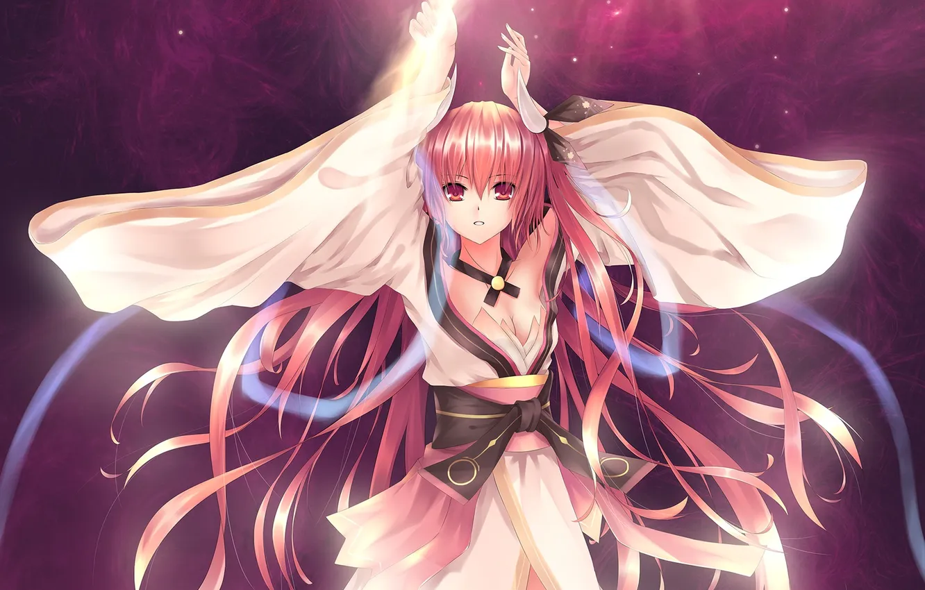 Photo wallpaper look, girl, magic, gesture, art, Date A Live, Itsuka Kotori, export compliance