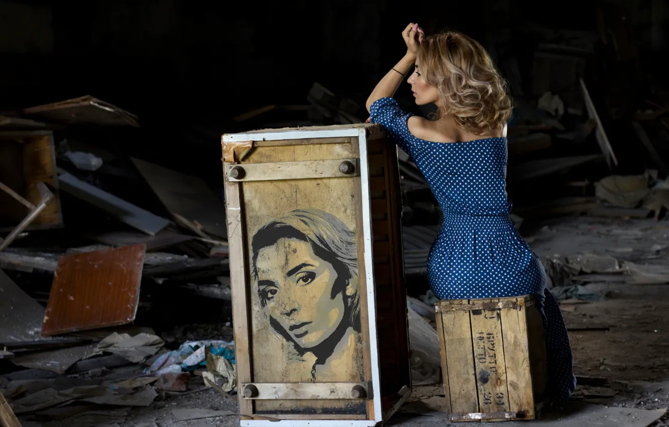 Photo wallpaper girl, fantasy, art, Anton Belovodchenko, fairy place, Christina Viardo, romantic woman, risunok