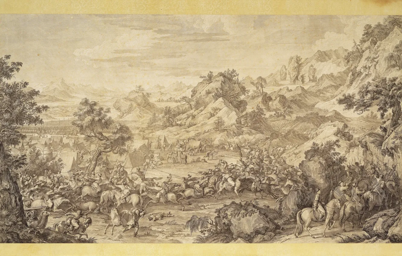 Photo wallpaper Chinese paintings, painting, art