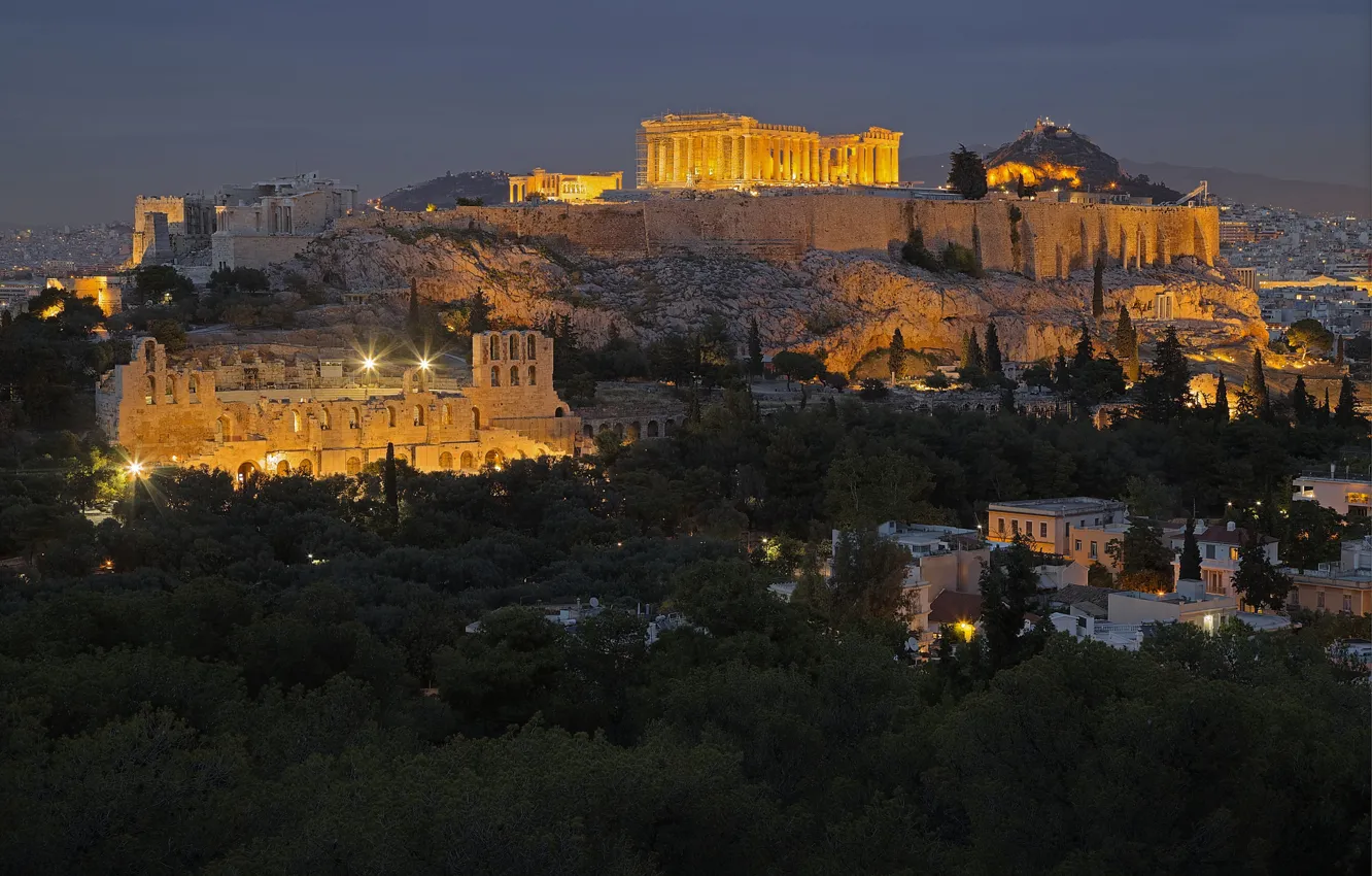 Photo wallpaper Greece, Athens, The Acropolis