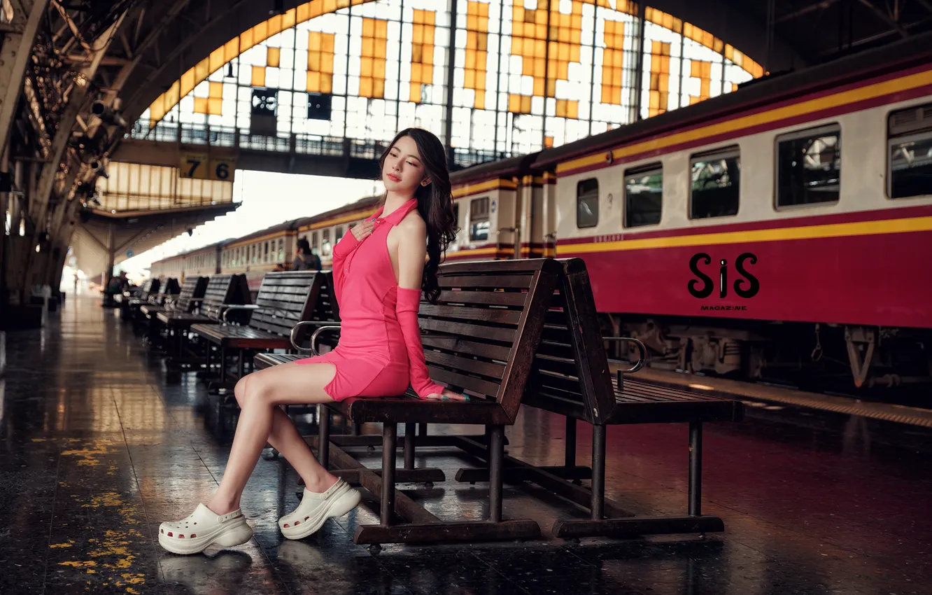 Photo wallpaper China, girl, sexy, girls, woman, model, asian, cute