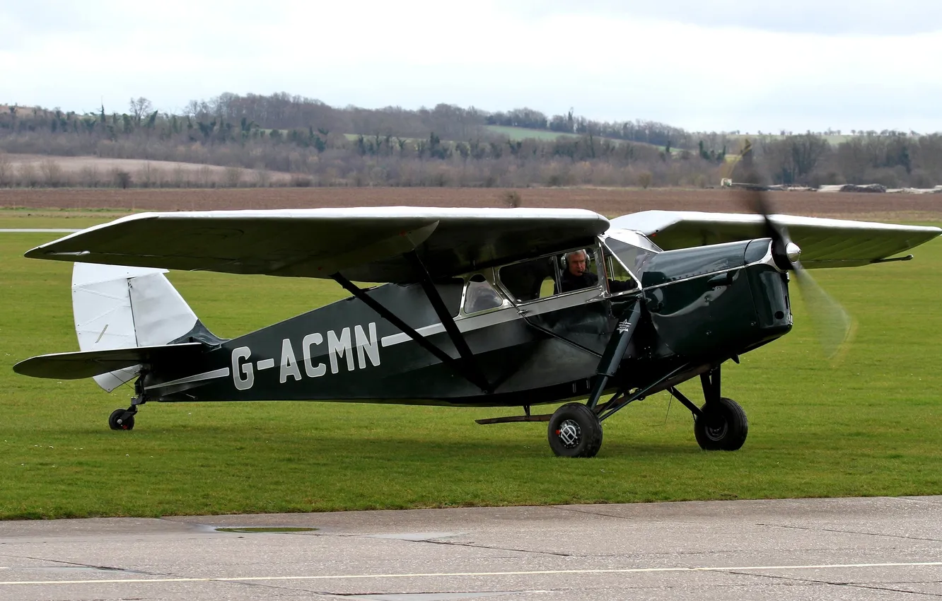 Photo wallpaper the plane, British, multipurpose, easy, DH.85, Leopard Moth