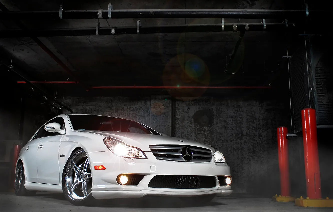 Photo wallpaper CLS, cars, Benz, Mercedes, cars, Mercedes, auto wallpapers, car Wallpaper
