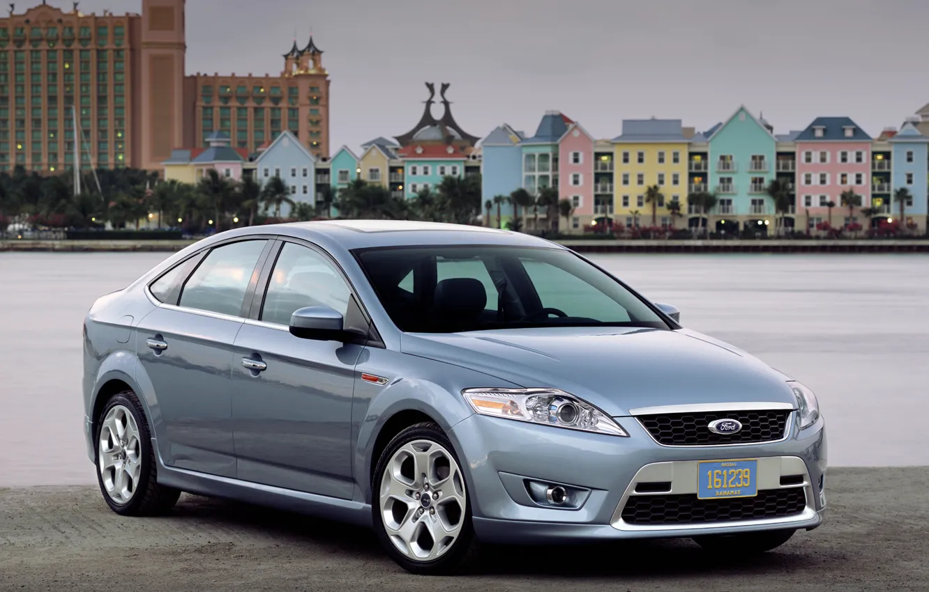 Photo wallpaper city, Ford, mondeo