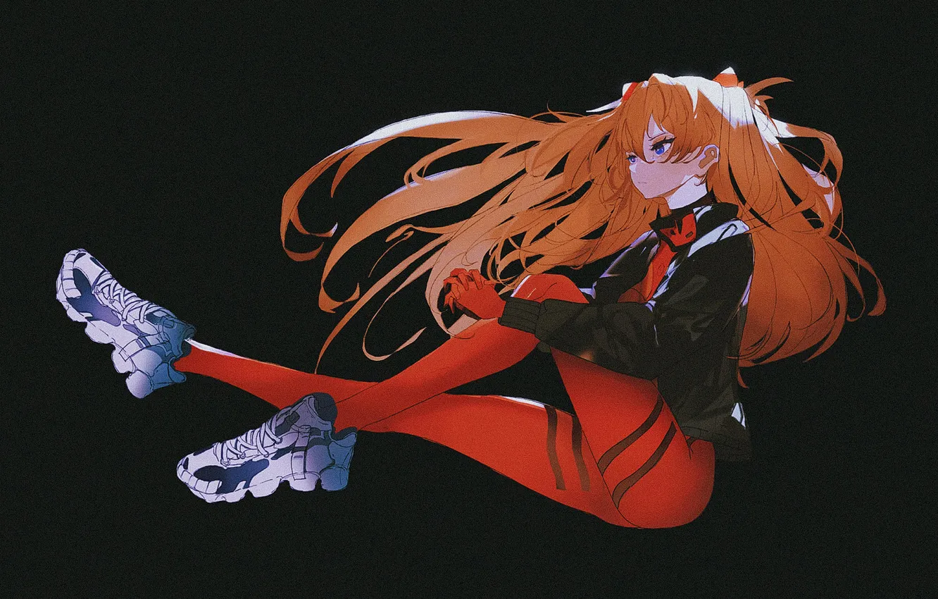 Photo wallpaper Neon Genesis Evangelion, Asuka Langley Soryu, anime girls, John Kafka