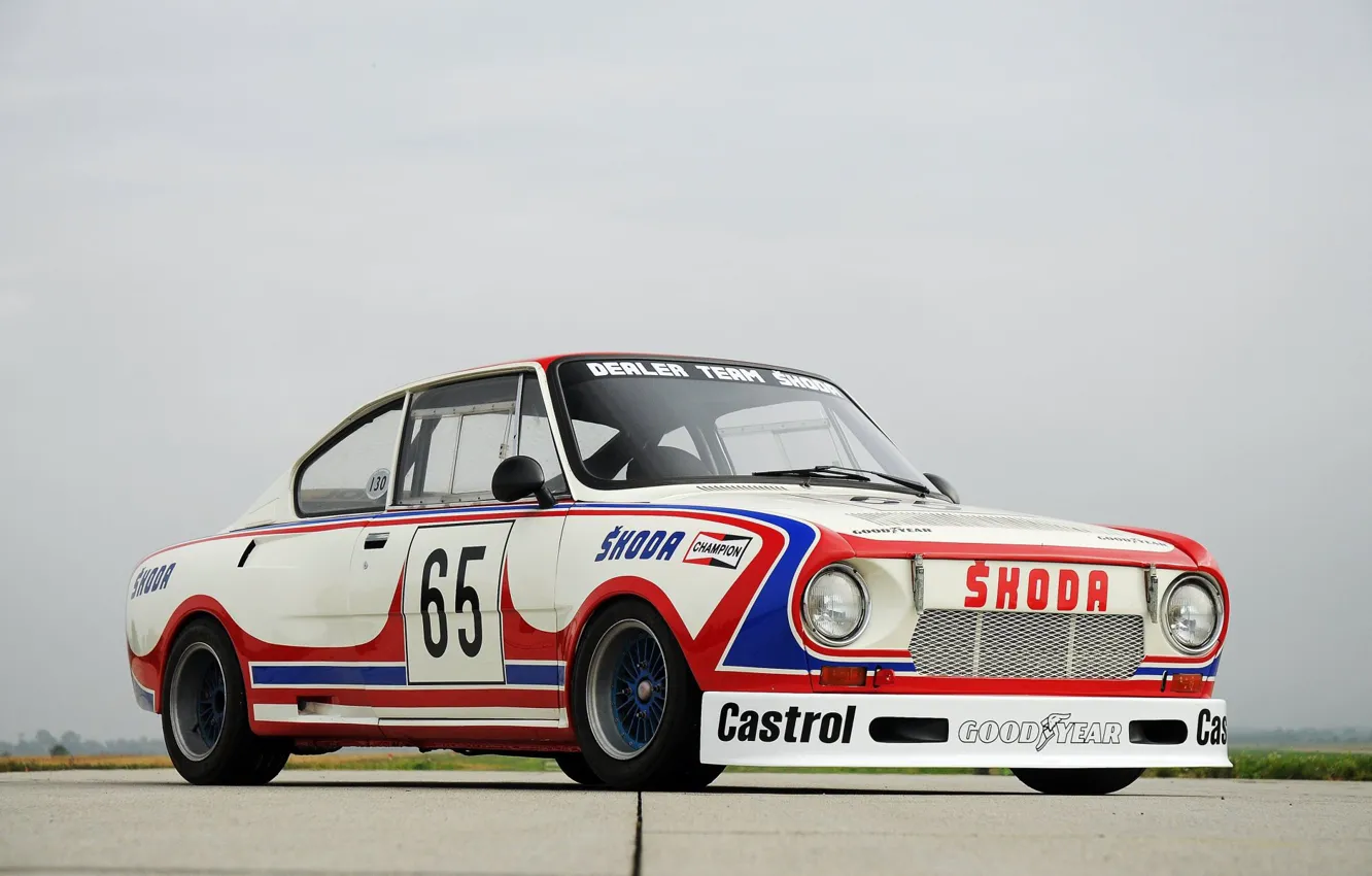 Photo wallpaper coupe, race, 1975, Type 735, Skoda 130 RS