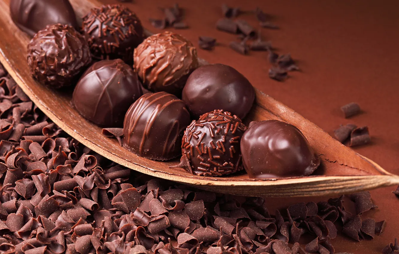 Photo wallpaper chocolate, candy, sweet