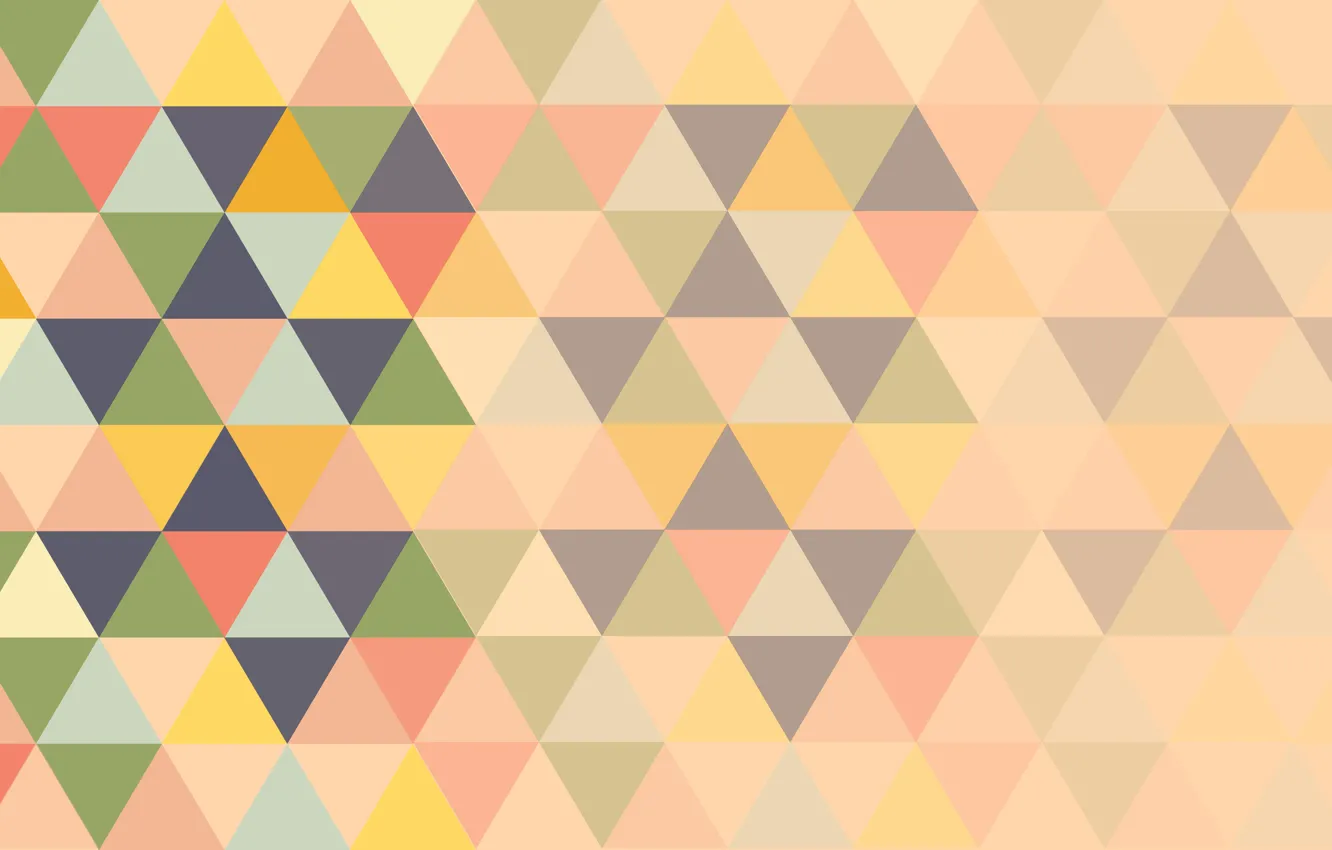 Photo wallpaper pattern, colorful, triangle, abstrakciya