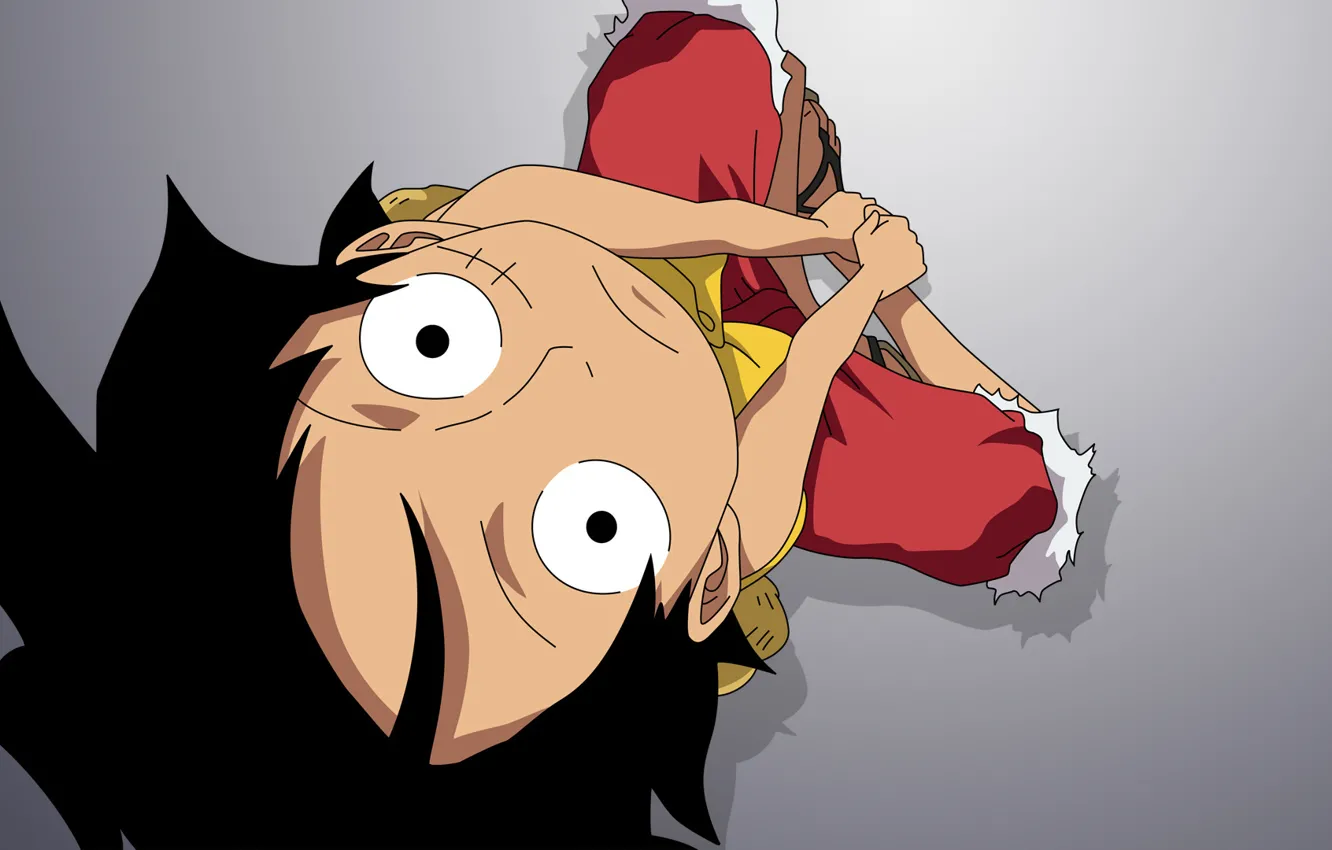 Photo wallpaper anime, art, one piece, One Piece, Monkey D. Luffy