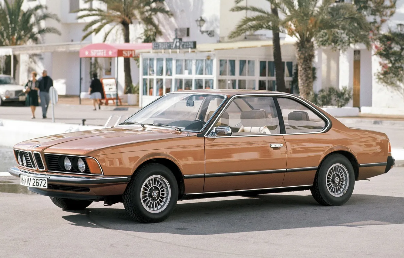 Photo wallpaper BMW, classic, bronze, 630cs (e24), 1976–79