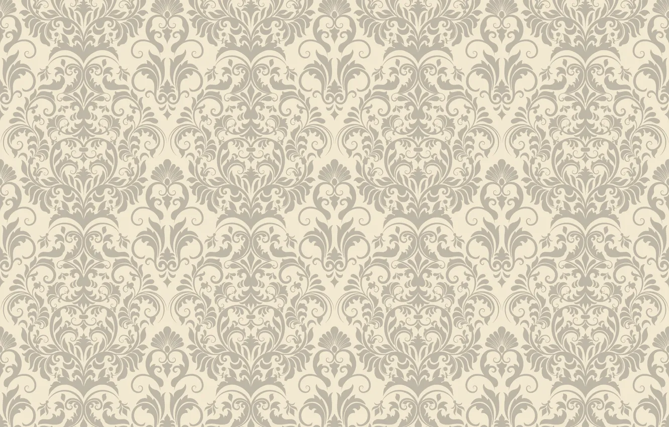 Photo wallpaper background, pattern, Flower, Design, vintage, beige, Vintage, Background