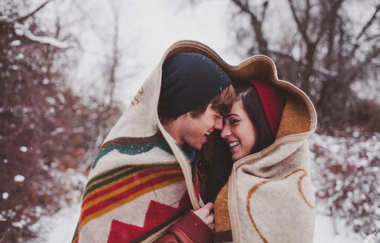 Photo wallpaper love, mood, a guy and a girl