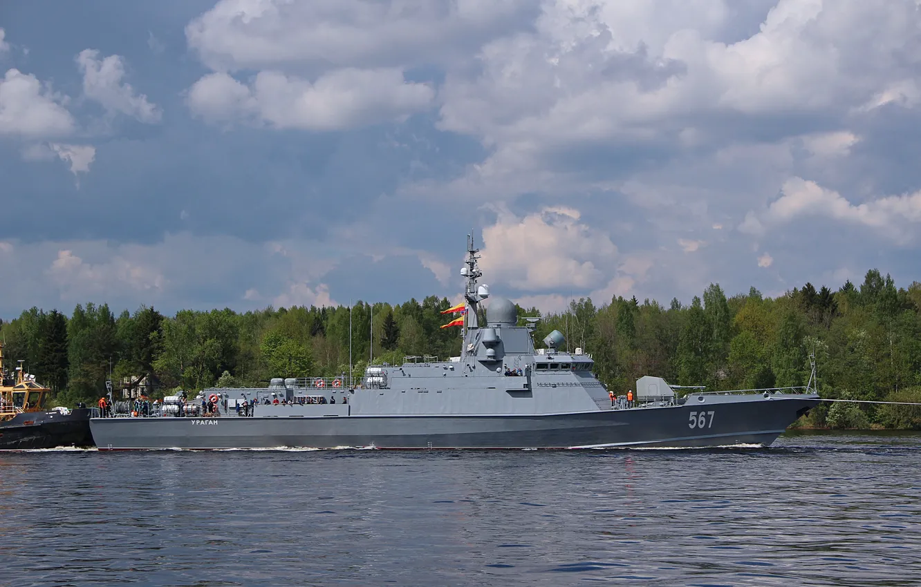 Photo wallpaper hurricane, Rocket ship, karakurt