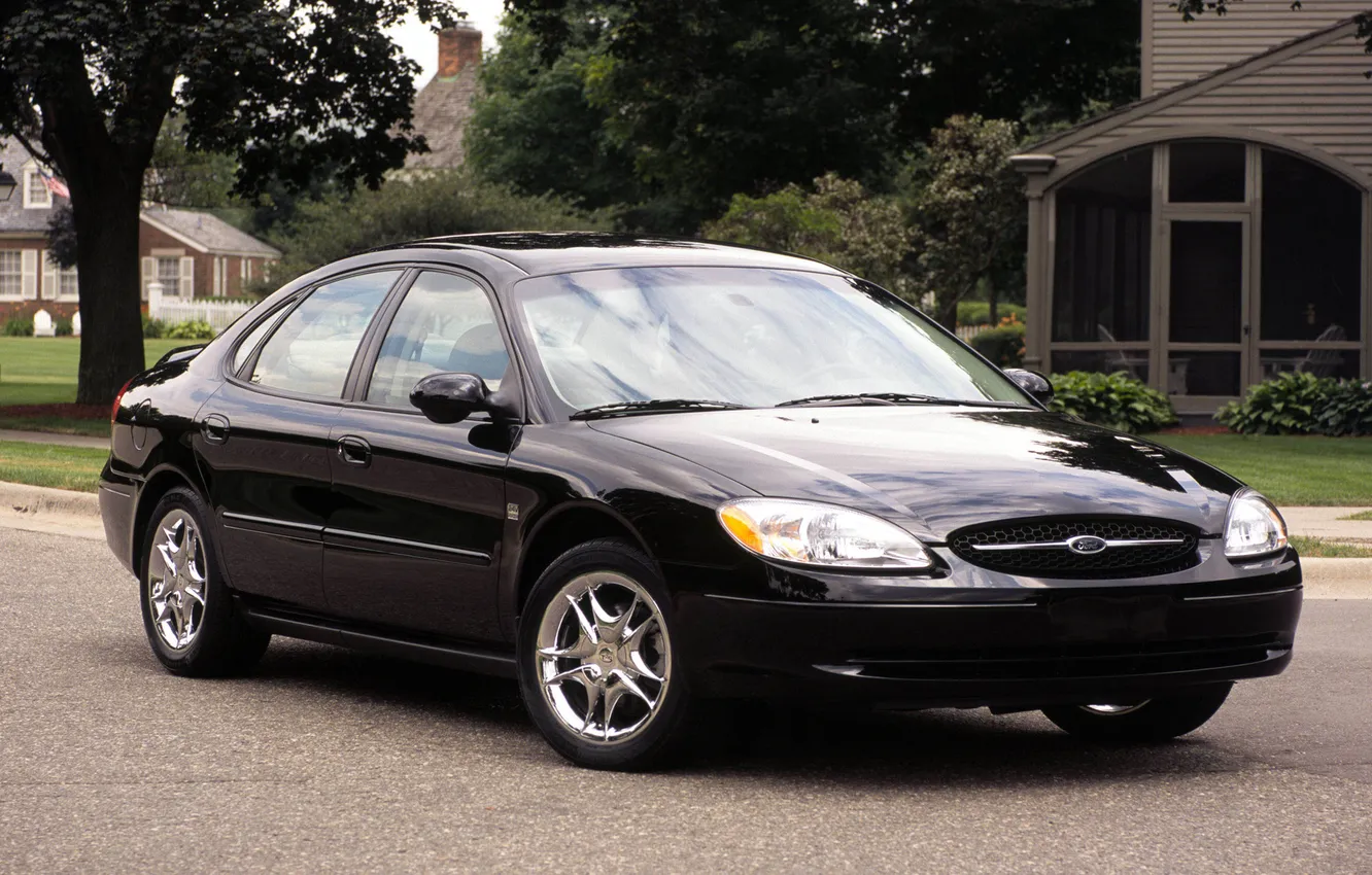 Photo wallpaper machine, auto, home, Ford, black color