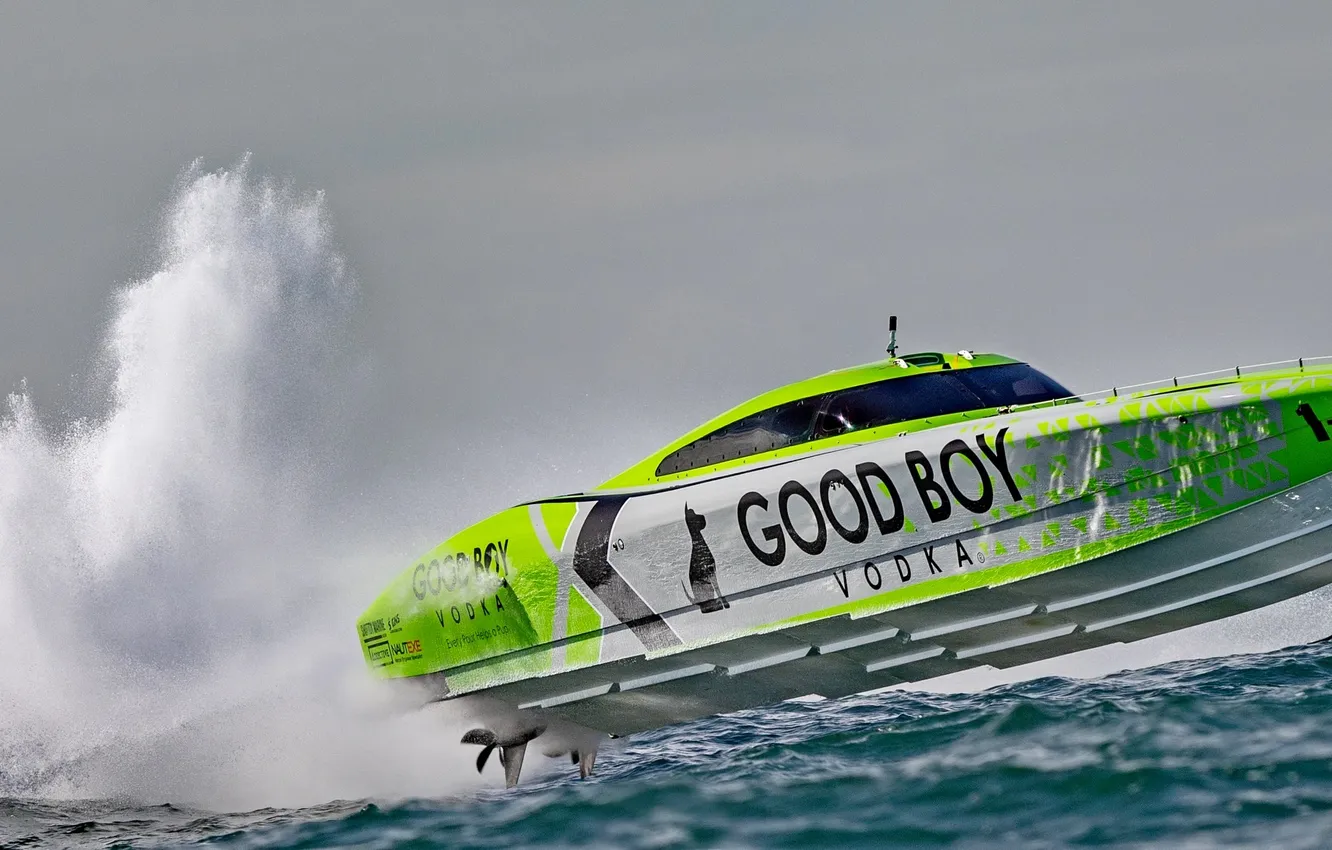 Photo wallpaper race, boat, speed