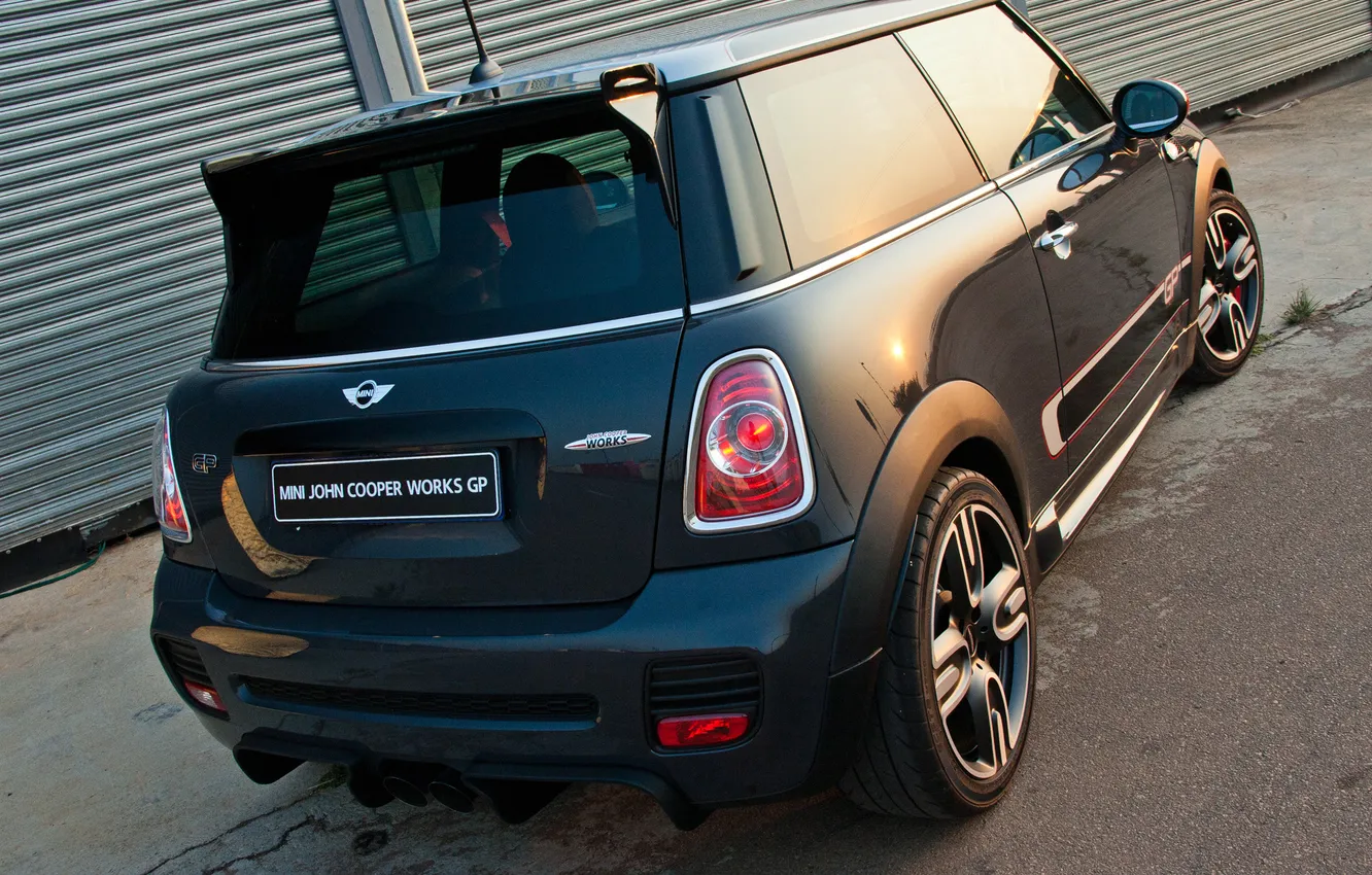 Photo wallpaper auto, Wallpaper, Mini, rear view, John Cooper Works