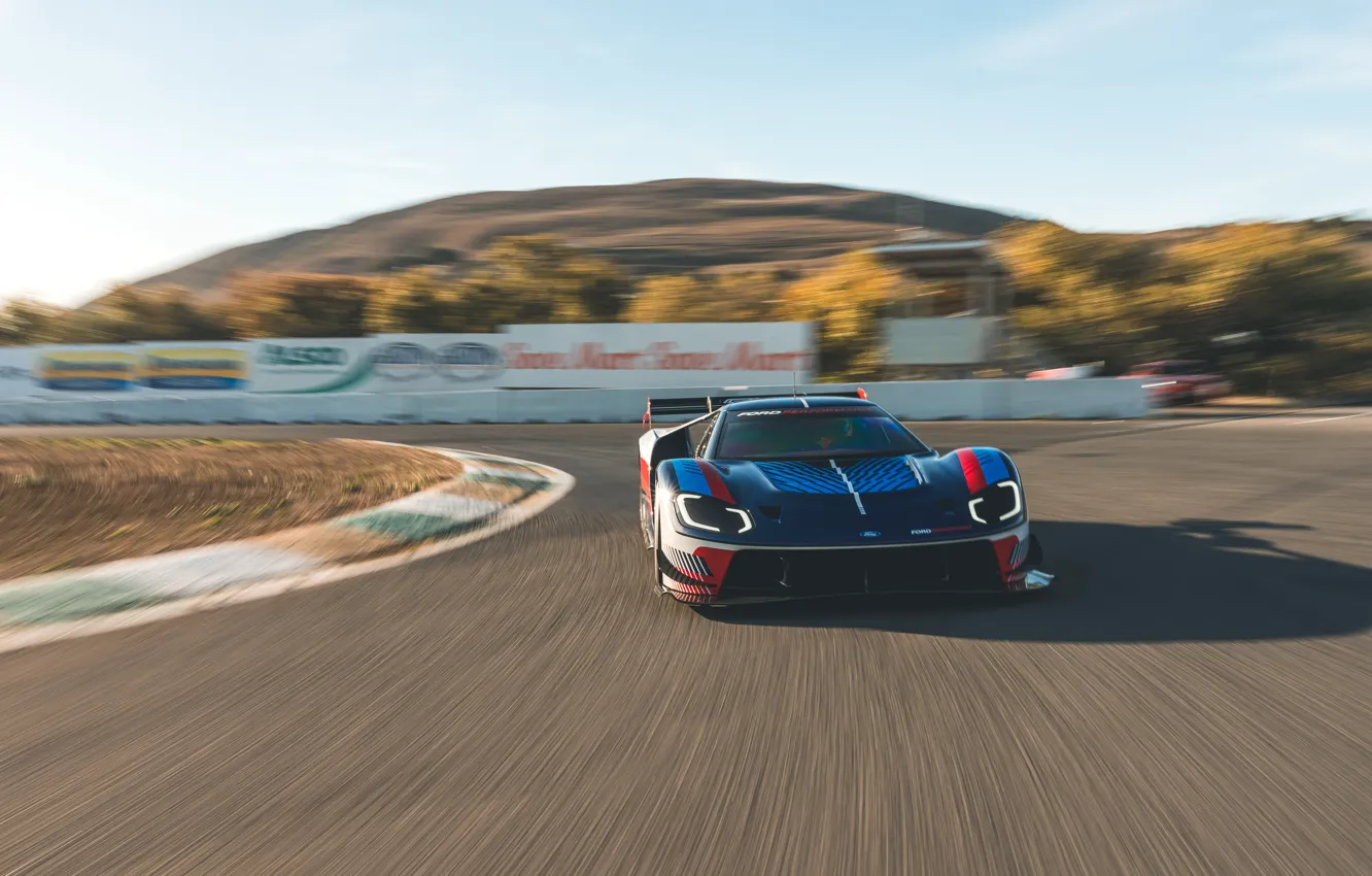 Photo wallpaper Ford, GT, track car, 2023, Ford GT Mk IV