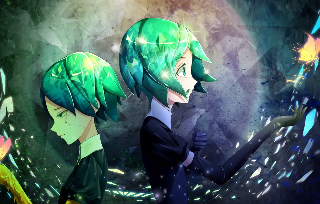 Photo wallpaper girl, Country Gems, Houseki no kuni