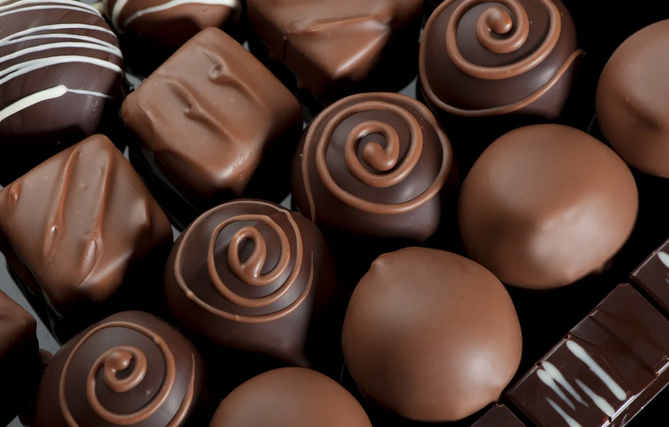 Photo wallpaper chocolates, flavors, delicacies