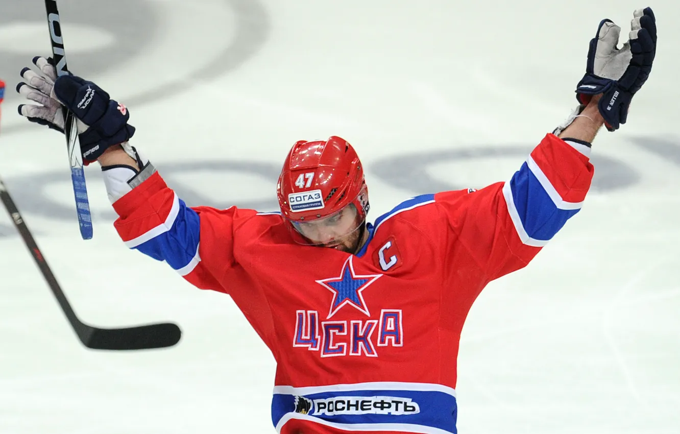 Photo wallpaper hands, hockey, hockey player, CSKA, Alexander Radulov