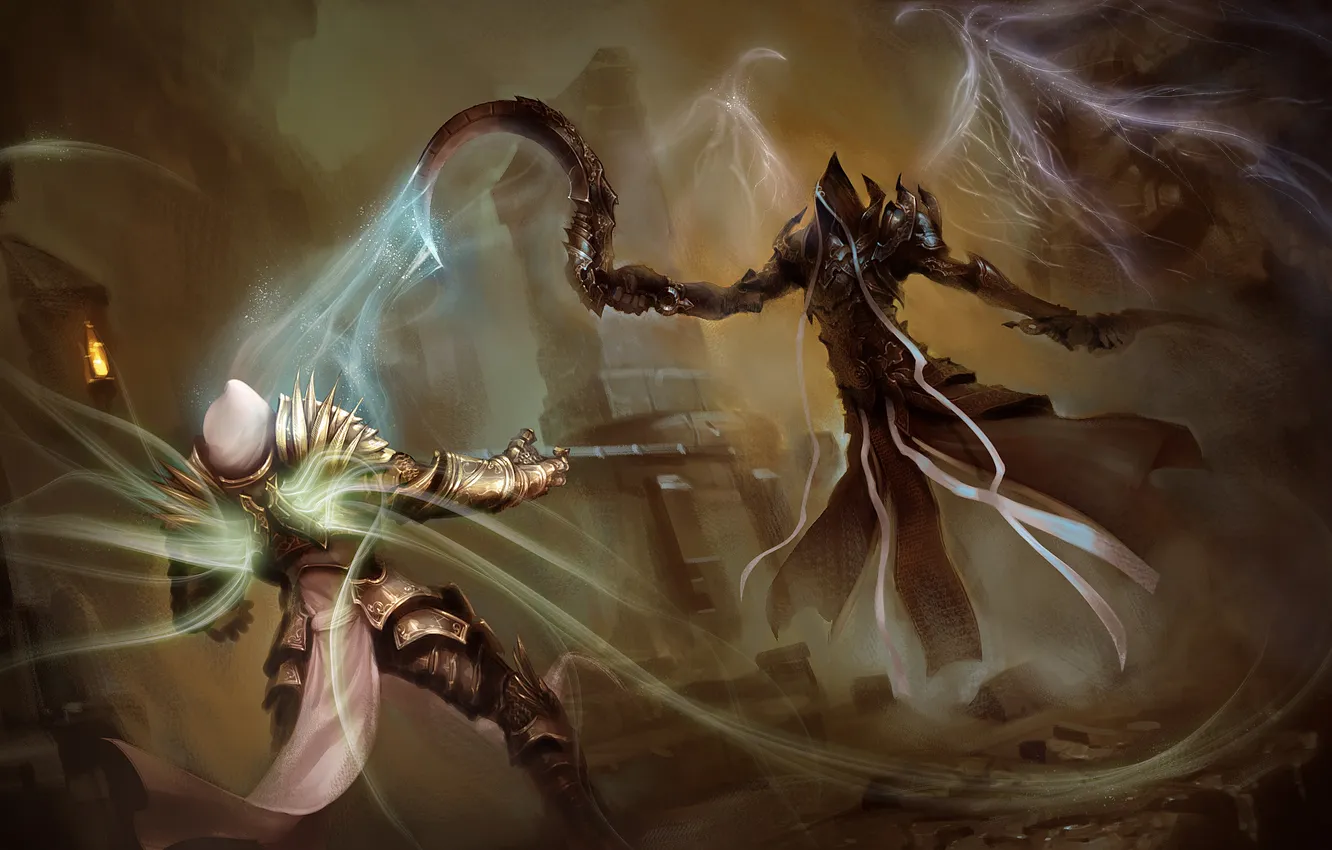 Photo wallpaper Diablo 3, Archangel, Tyrael, Reaper of Souls, Angel of Death, Malthael, Diablo 3: Reaper of …