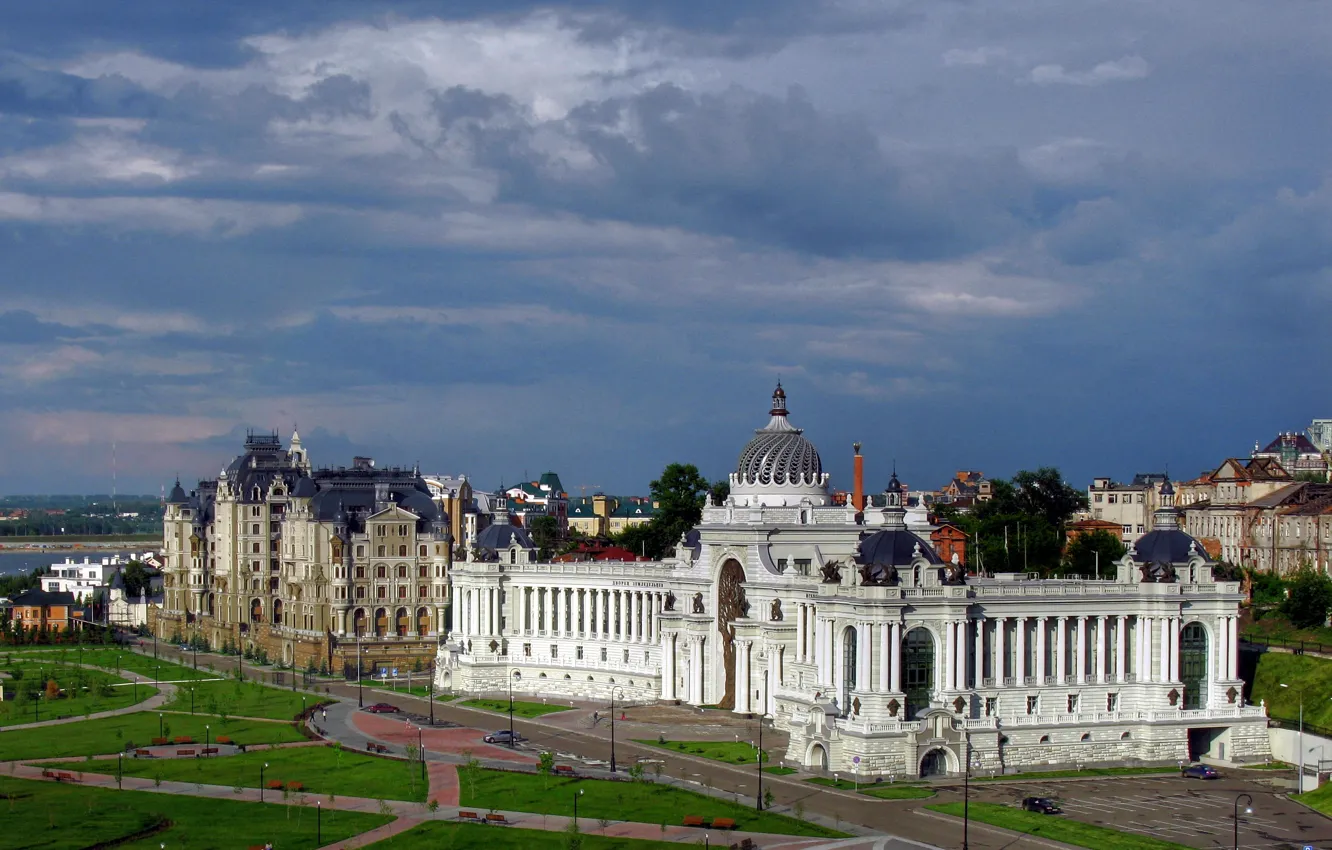 Photo wallpaper the sky, HDR, Kazan