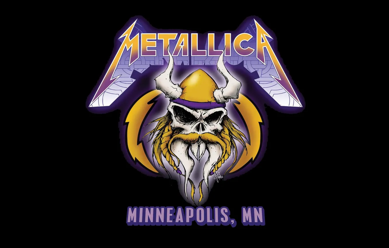 Photo wallpaper background, skull, group, metallers, Metallica, Minneapolis, trash, James Hetfield