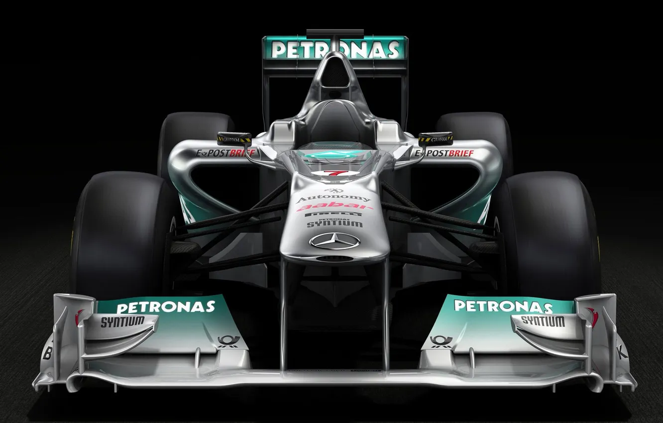 Photo wallpaper Mercedes, the car, One, Mercedes, formula, Team, Petronas, Formula 1
