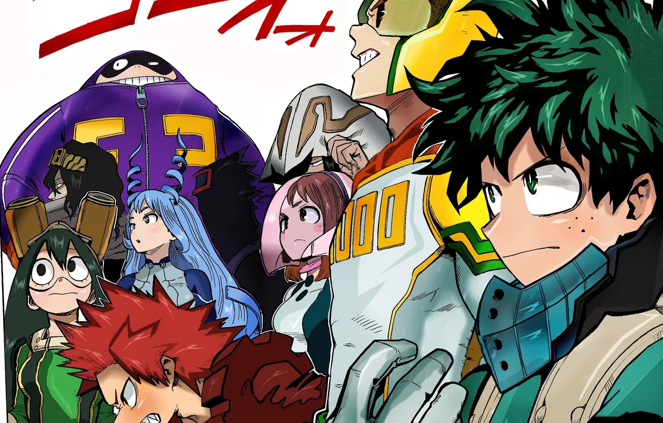 Photo wallpaper hero, characters, Boku no Hero Academy, My hero Academy, My Hero Academia
