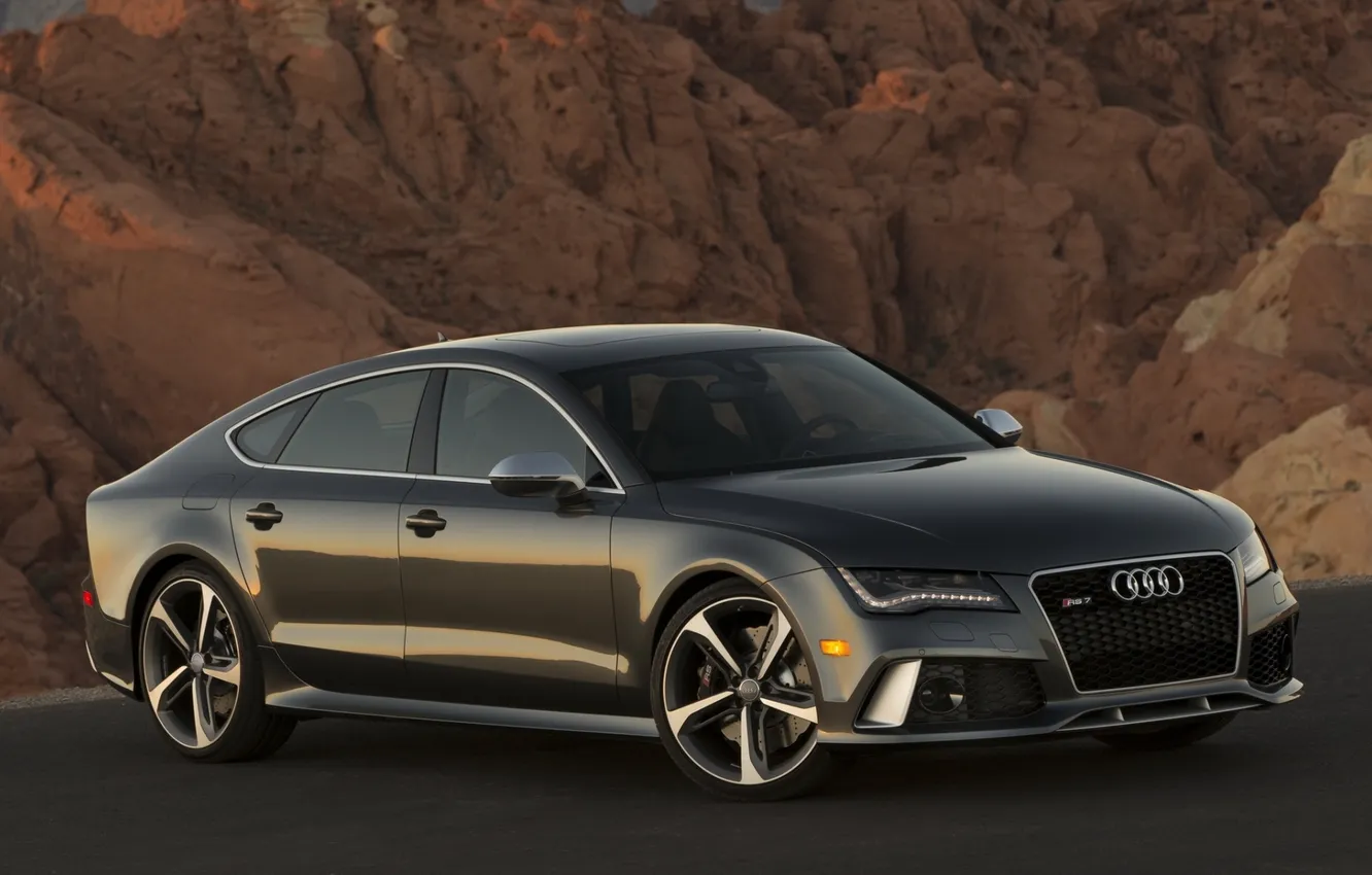 Photo wallpaper background, Audi, Audi, the front, Sportback, RS7, RS7