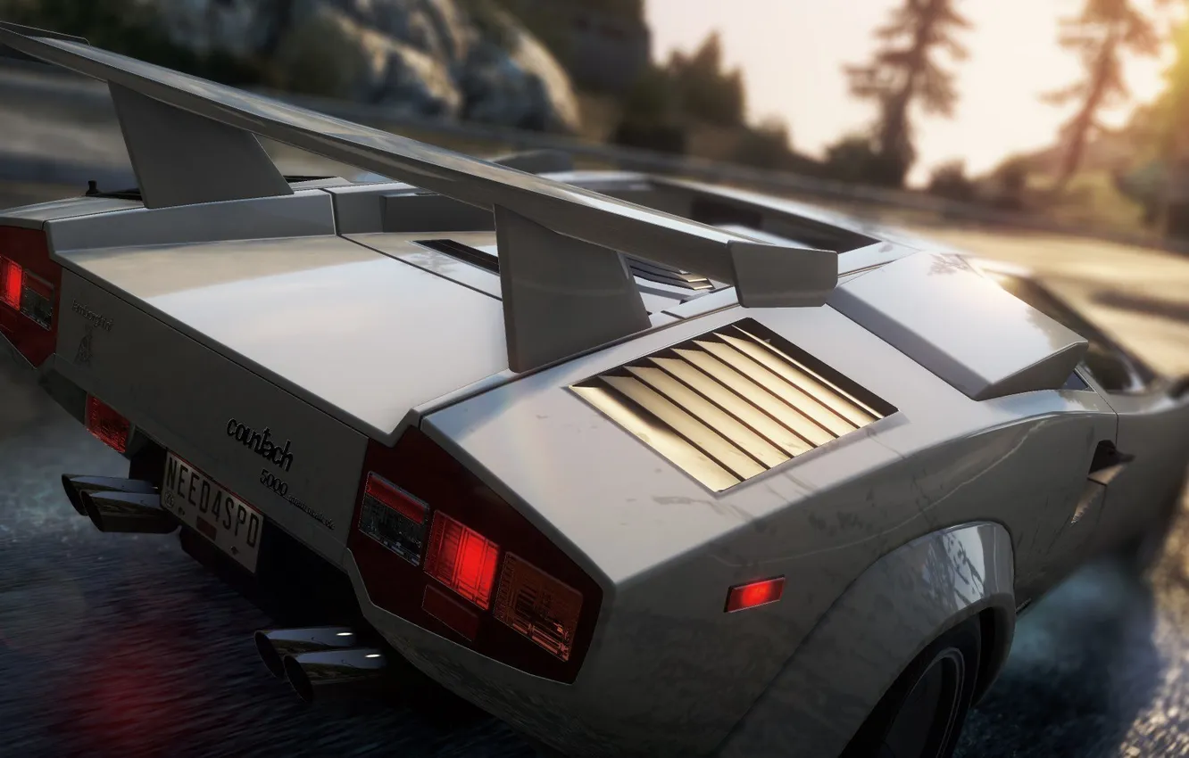 Photo wallpaper sports car, classic, need for speed most wanted 2, Lamborghini Countach QV5000