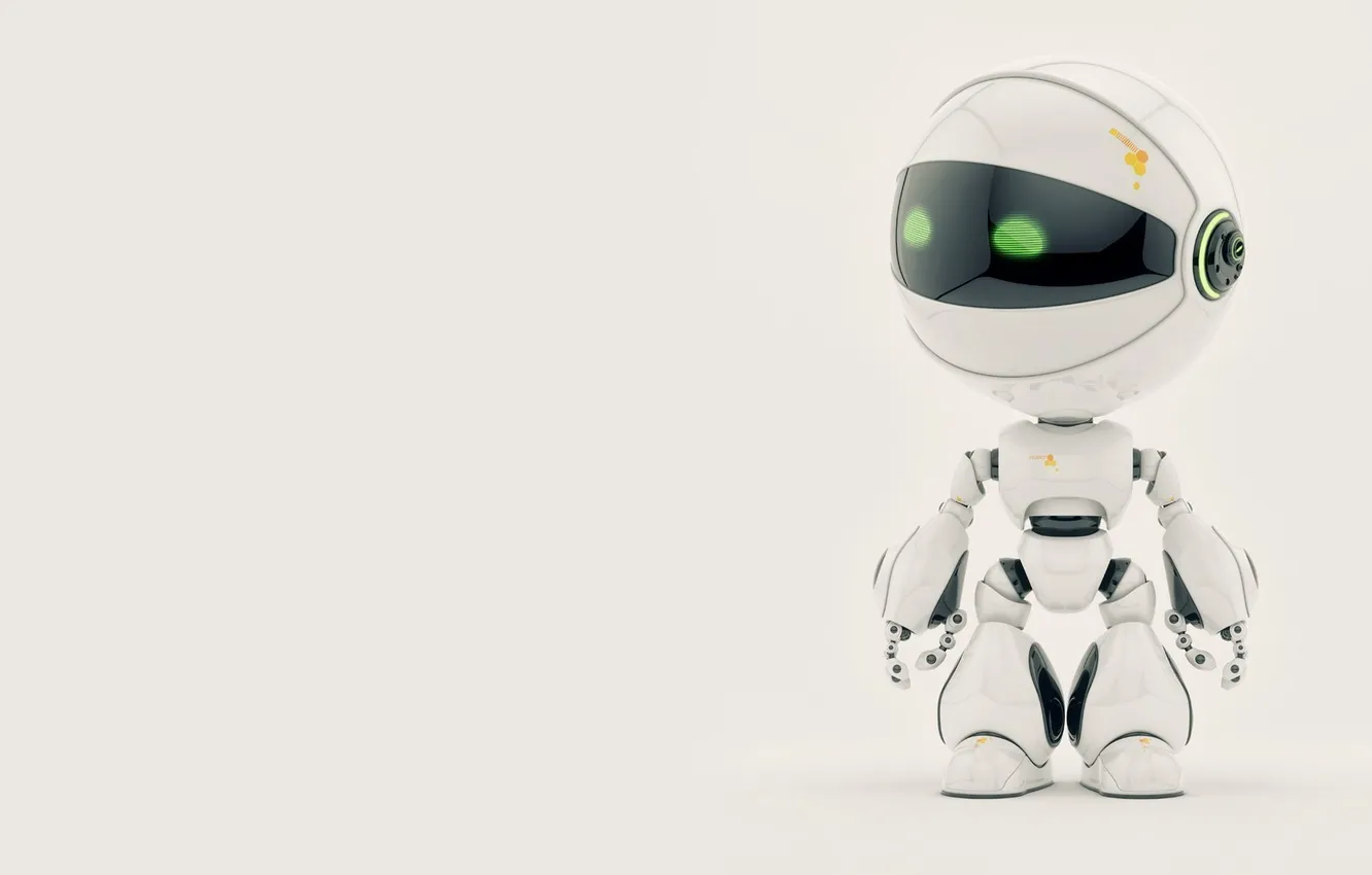 Photo wallpaper robot, hi-tech, high technology