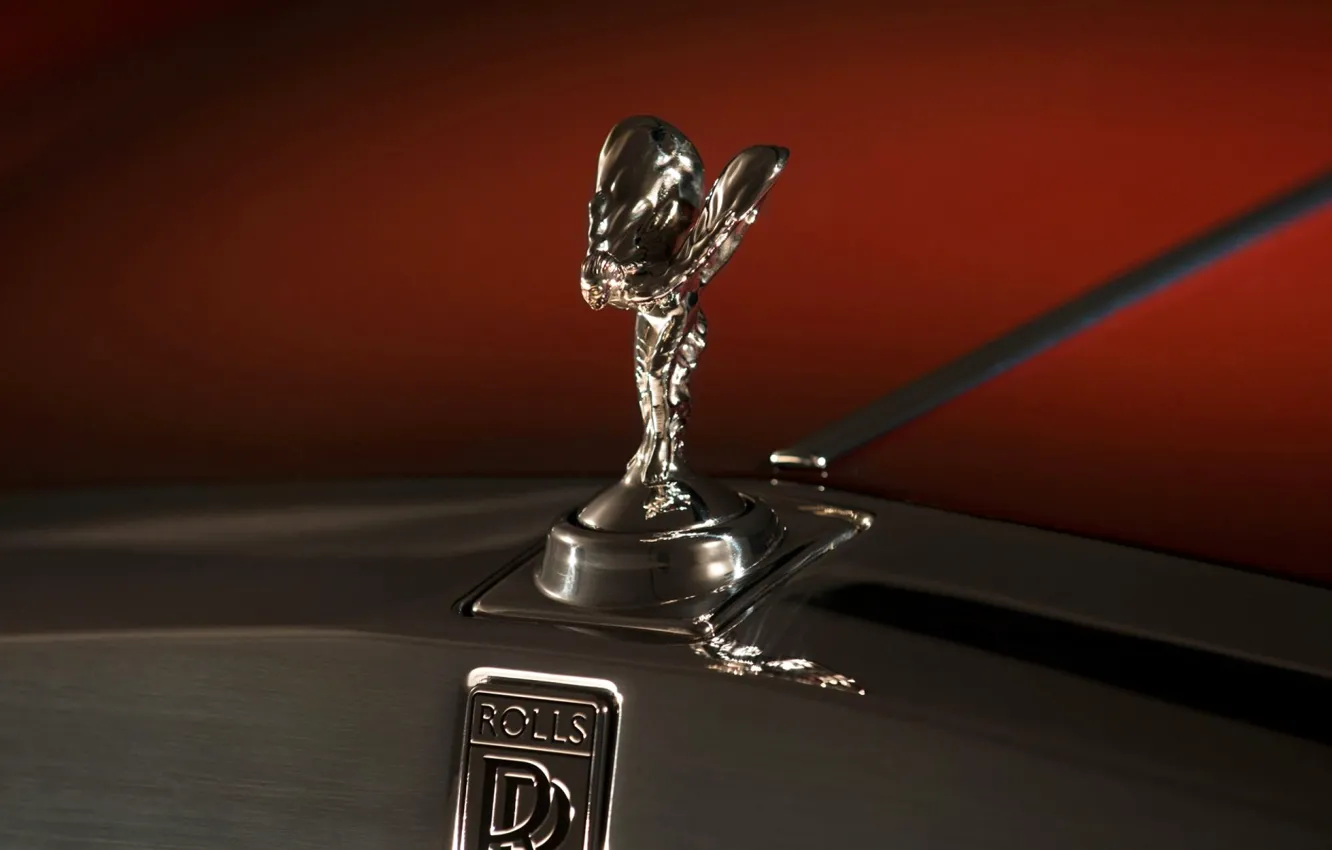 Photo wallpaper Rolls-Royce, emblem, limousine