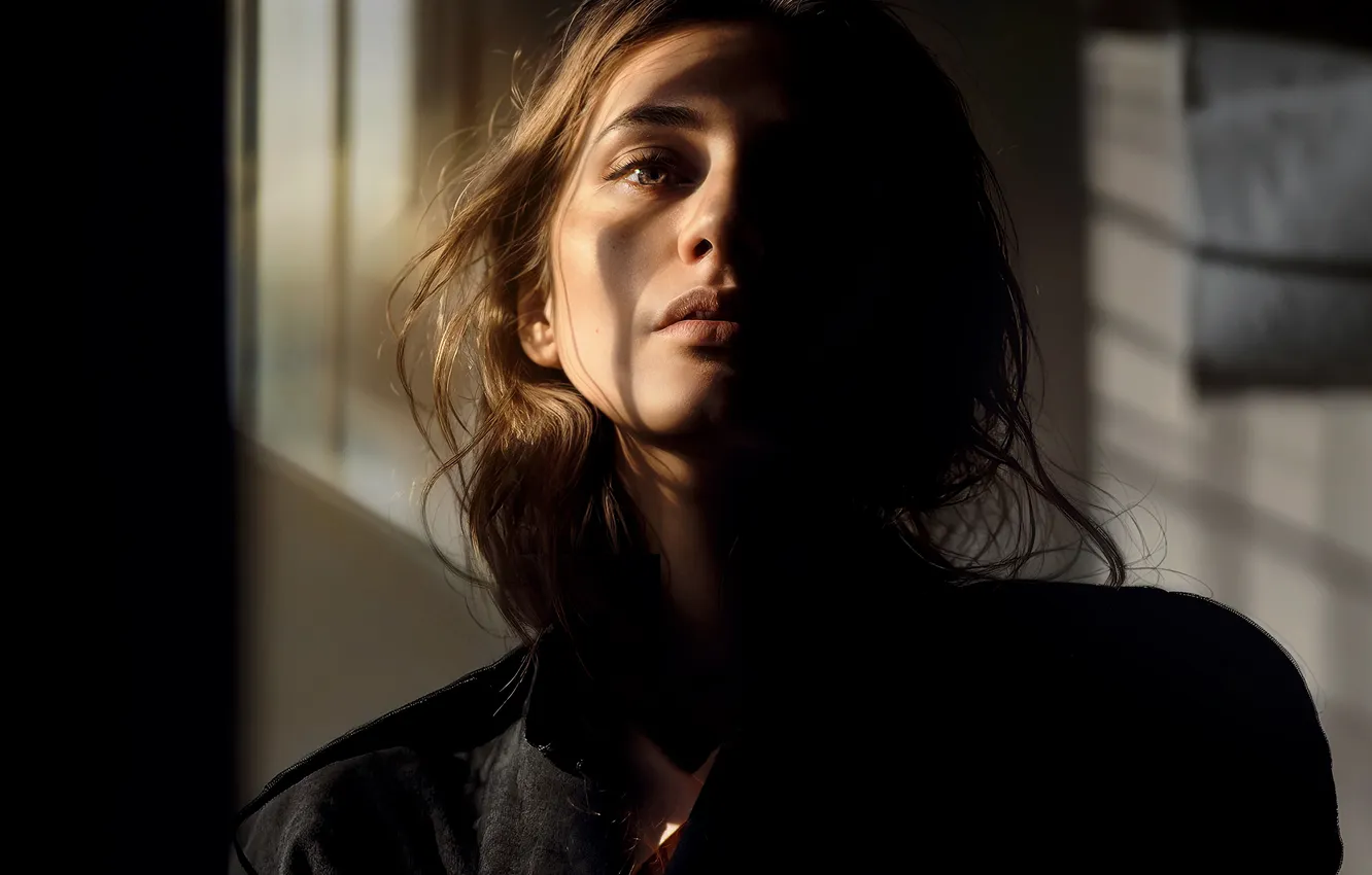 Photo wallpaper look, girl, model, portrait, Denis Lytkin