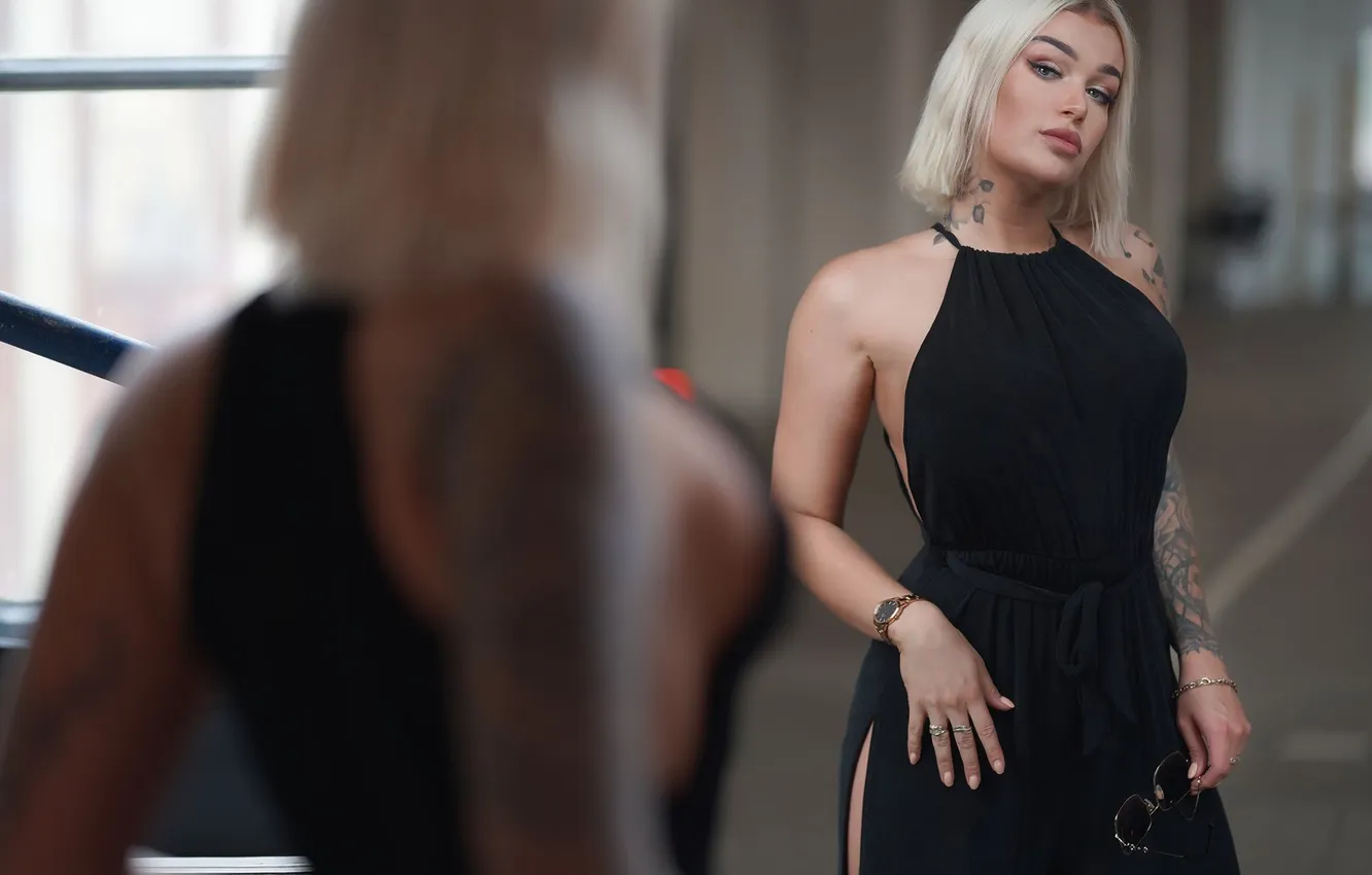 Photo wallpaper girl, sexy, Wallpaper, sweetheart, model, bright, watch, makeup