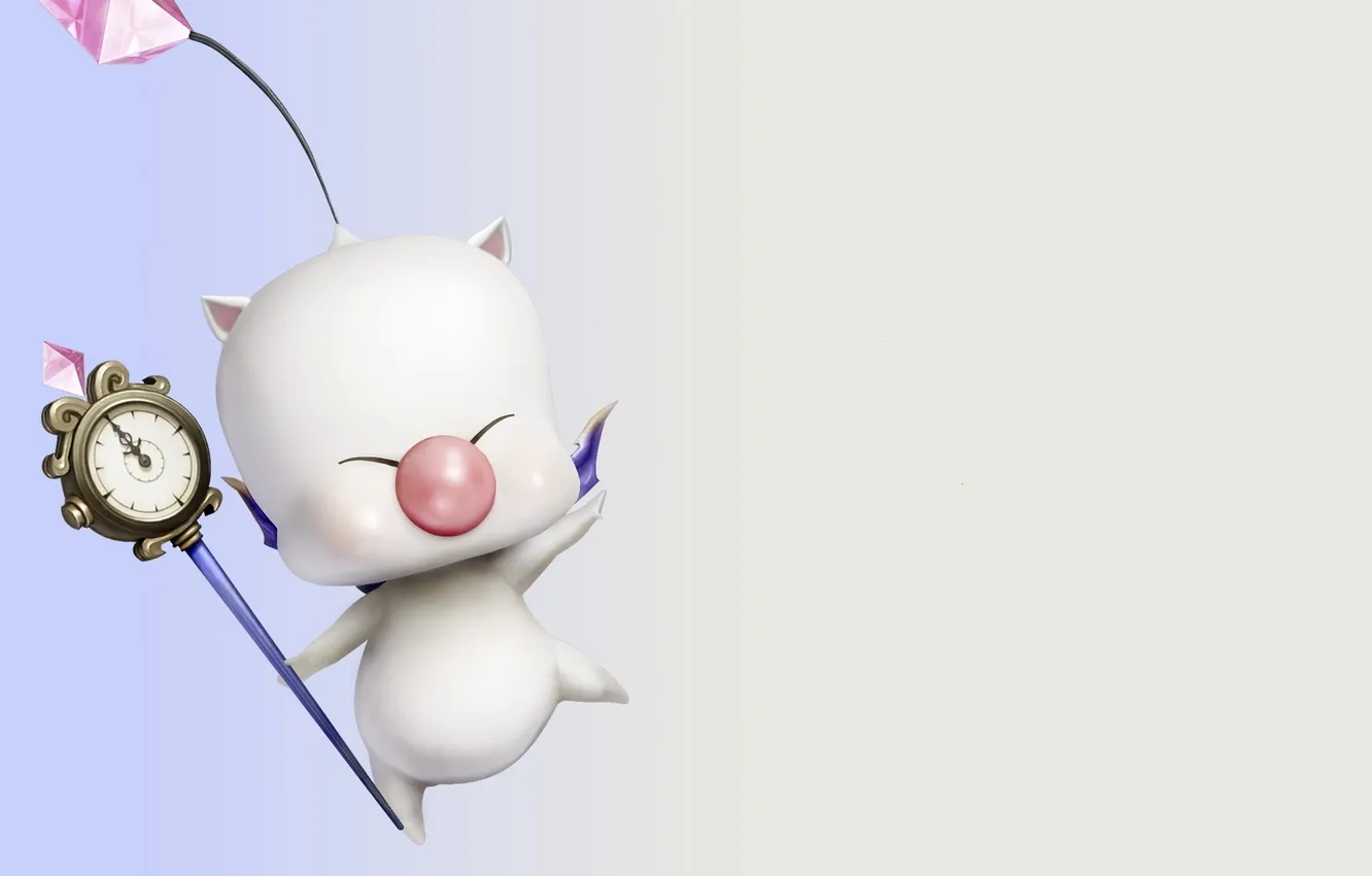 Photo wallpaper watch, mug, staff, characters, final fantasy