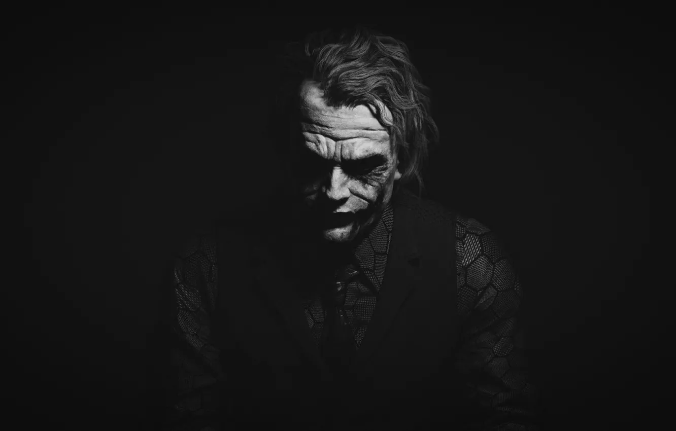 Photo wallpaper Joker, 2008, The Dark Knight, the dark knight, Joker, Heath Ledger, Heath Andrew Ledger