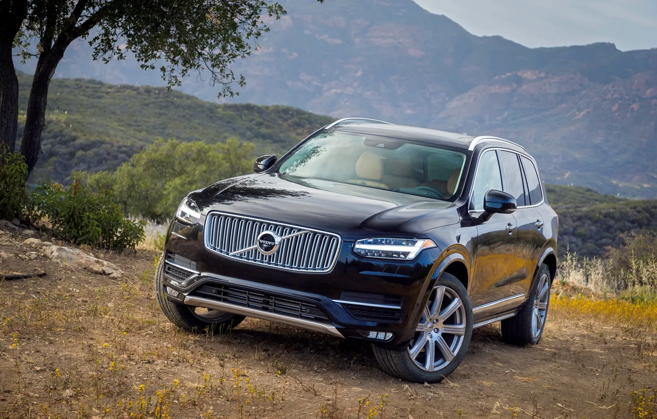 Photo wallpaper Volvo, XC90, Volvo, US-spec, AWD, 2015, First Edition