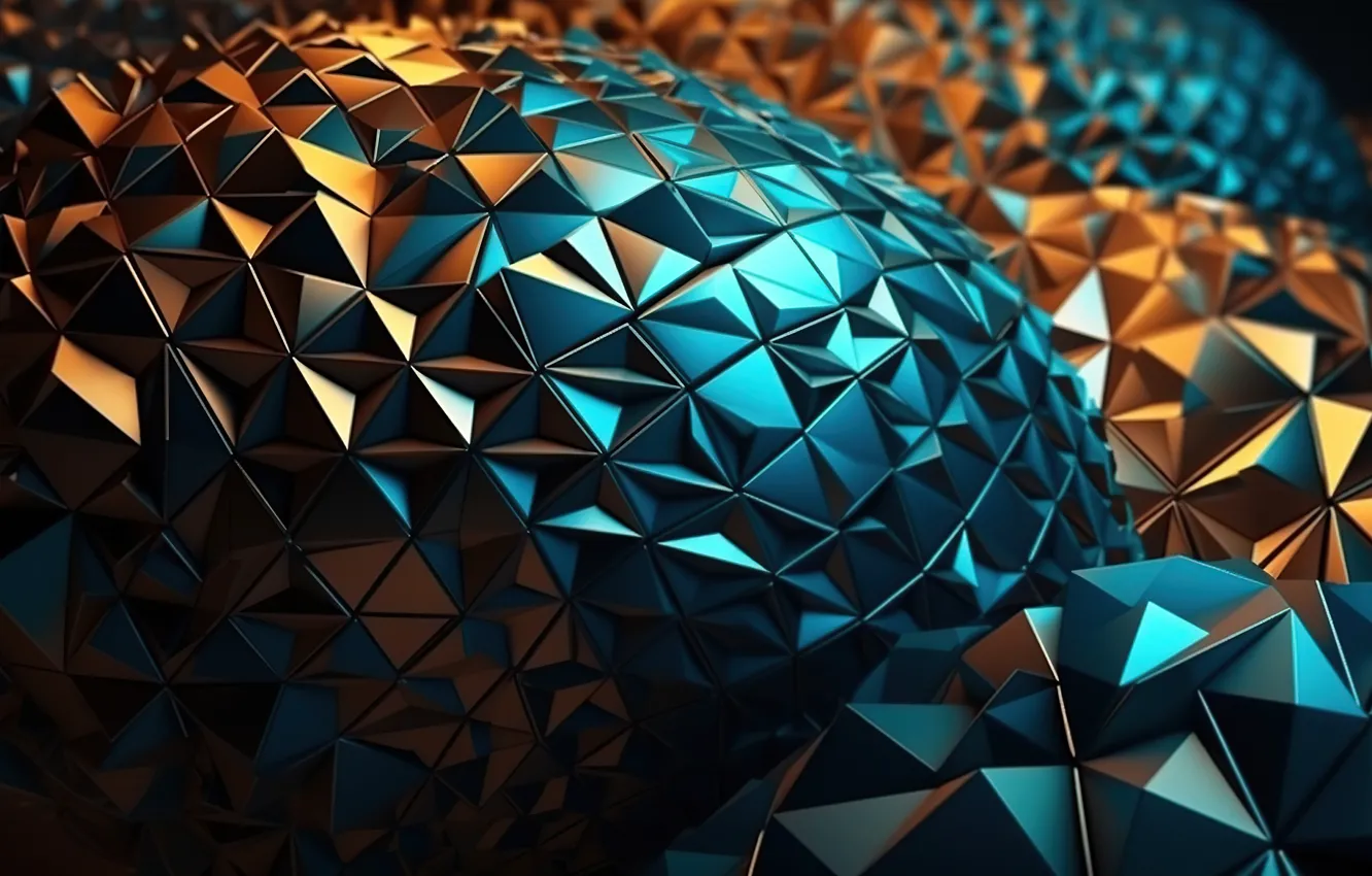 Photo wallpaper line, abstraction, geometry, AI art, neural network