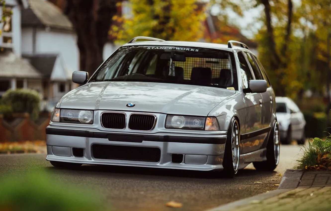 Wallpaper Bmw E36 Touring Stance For Mobile And Desktop Section