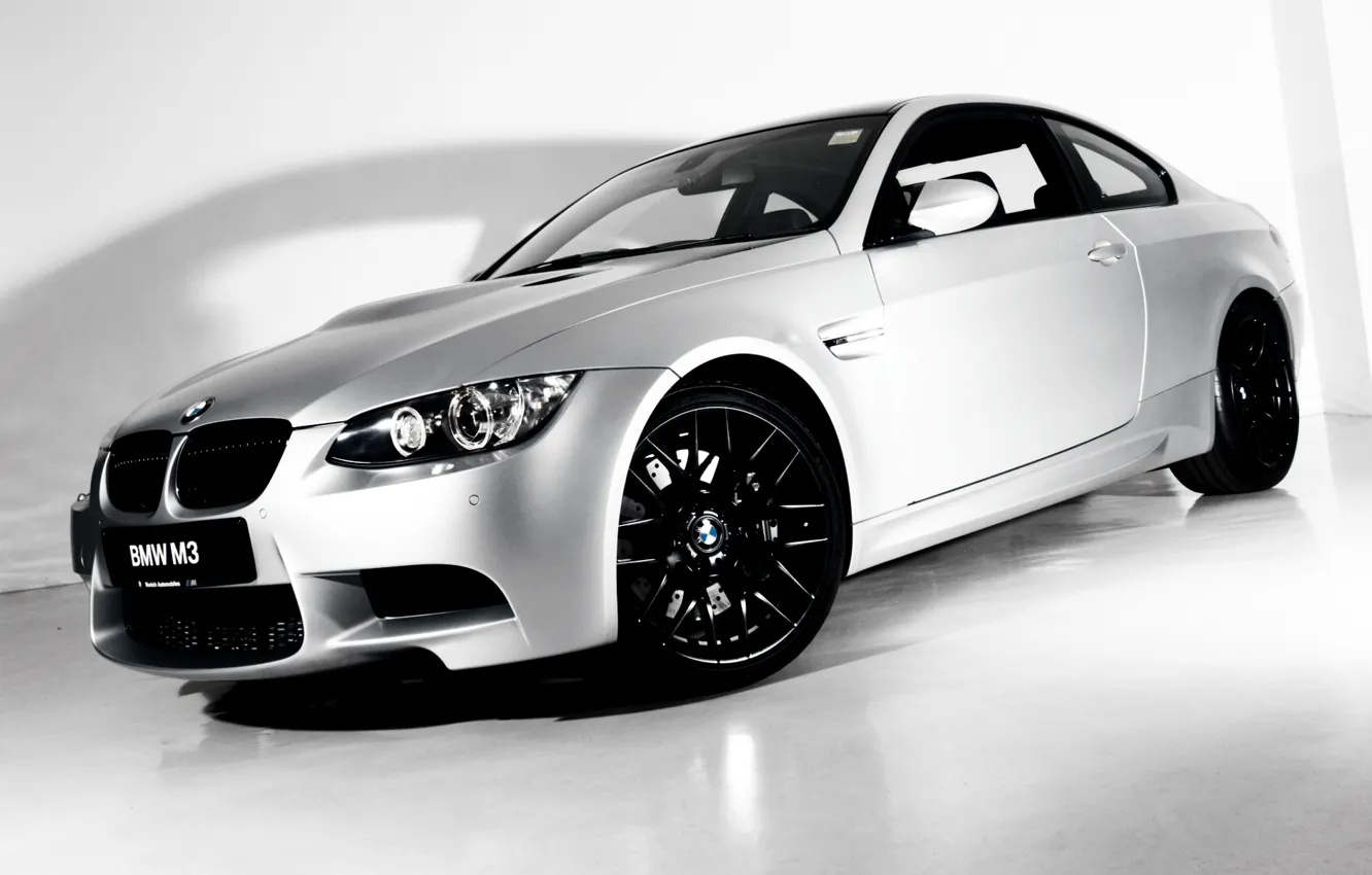 Photo wallpaper grey, bmw, BMW, coupe, shadow, sports car, drives, coupe