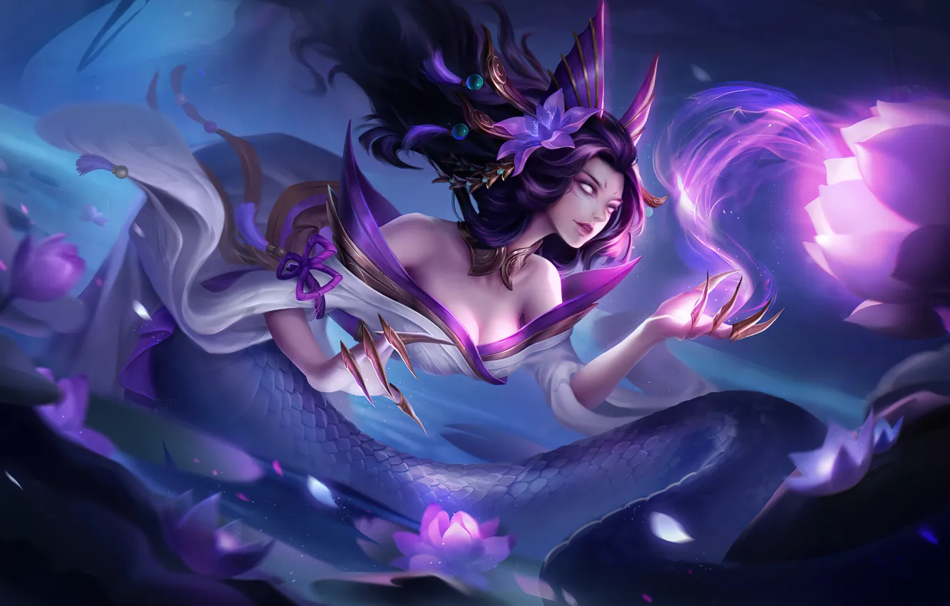 Photo wallpaper flowers, magic, the game, game, beautiful, flower, characters, beautiful