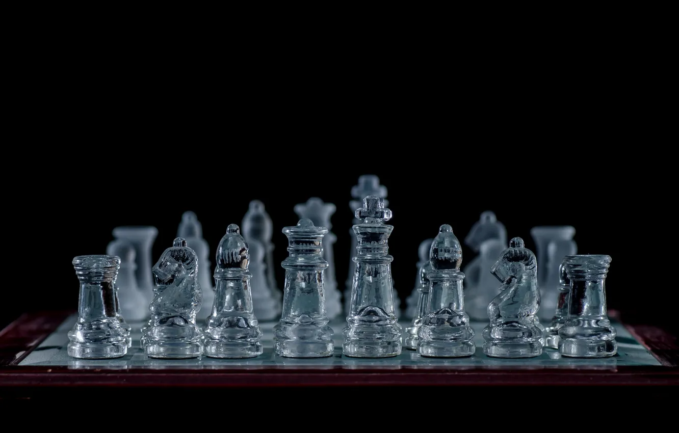 Photo wallpaper background, chess, figure