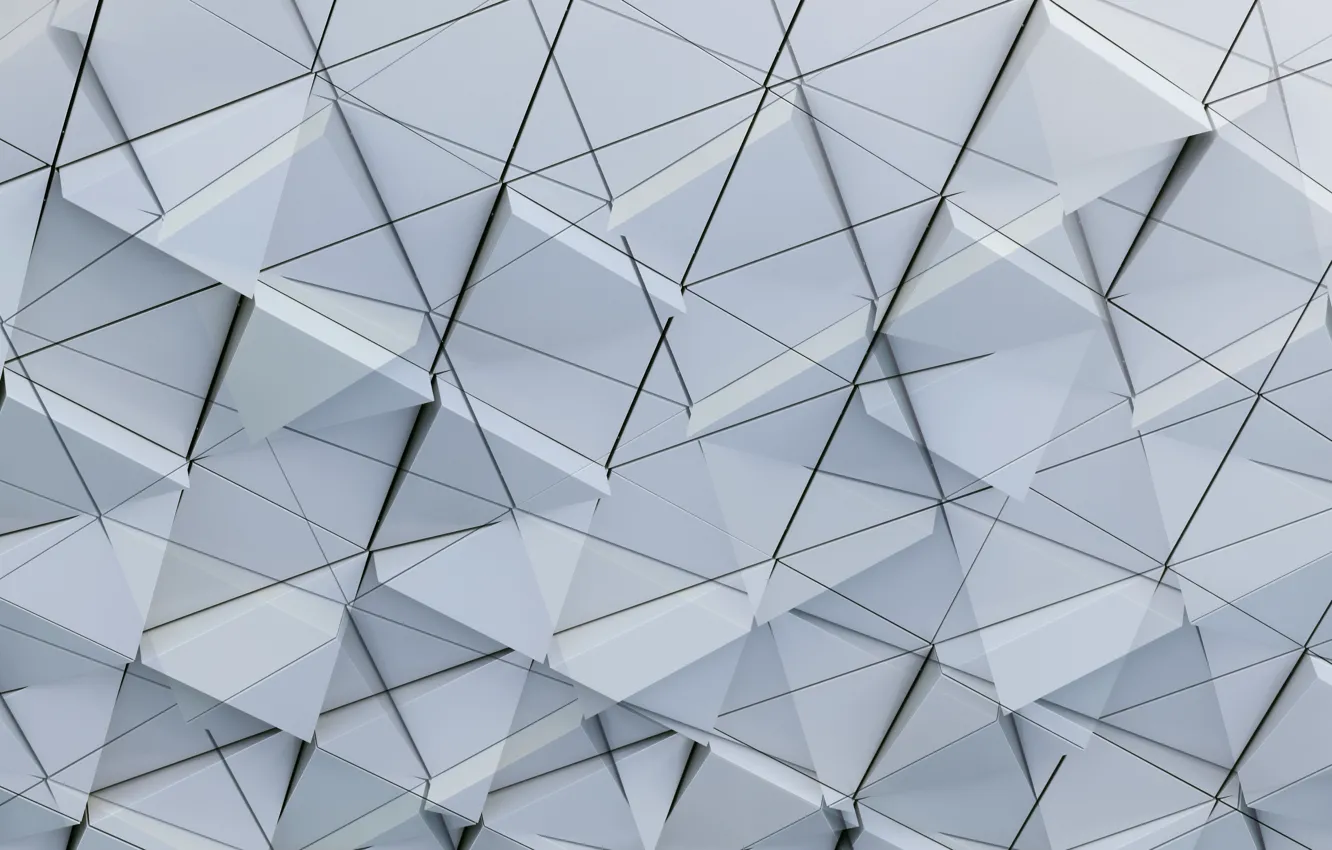 Photo wallpaper abstract, wall, design, texture, triangle, background, steel, triangle