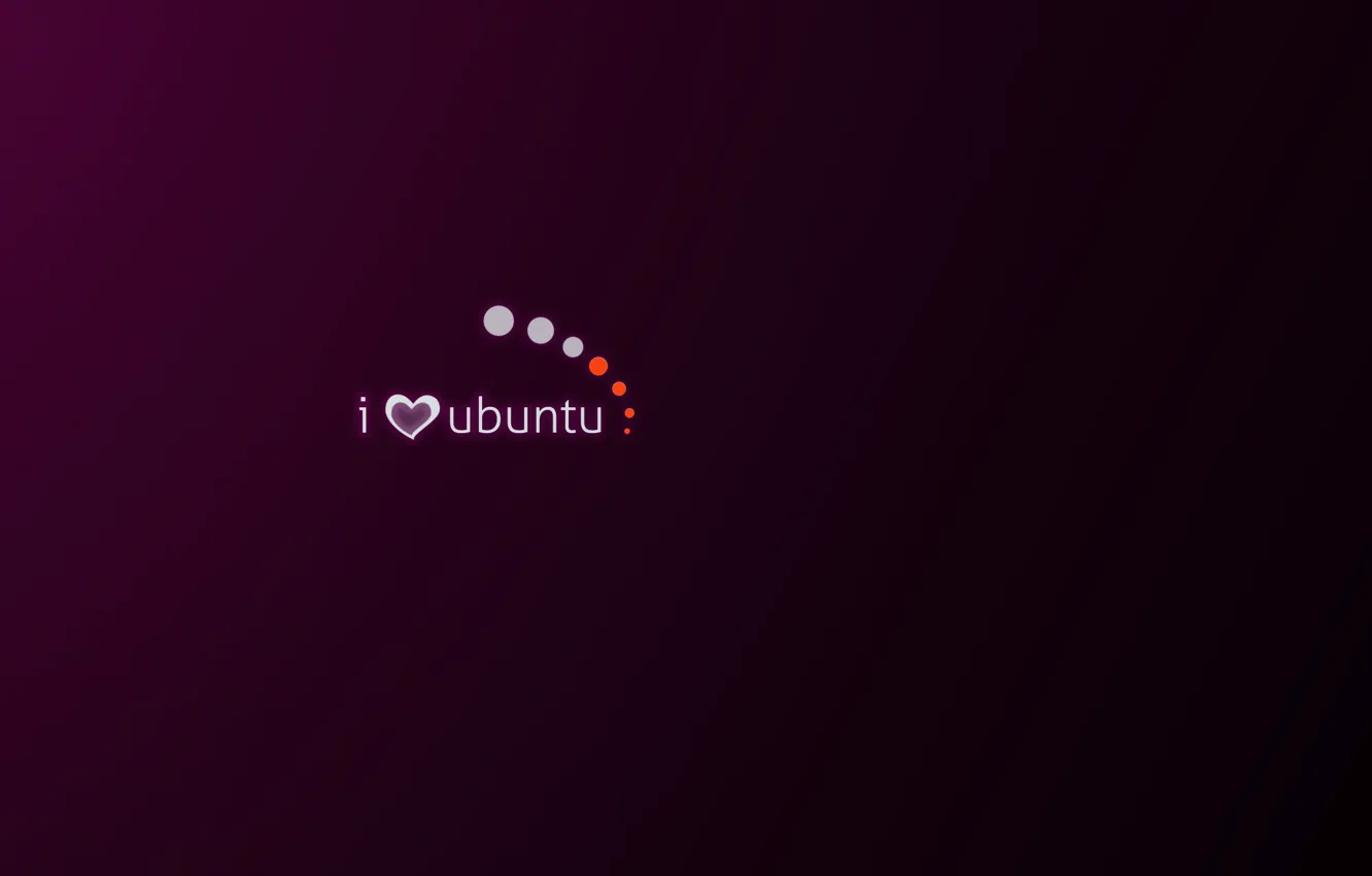 Photo wallpaper heart, linux, ubuntu, Linux, Ubuntu