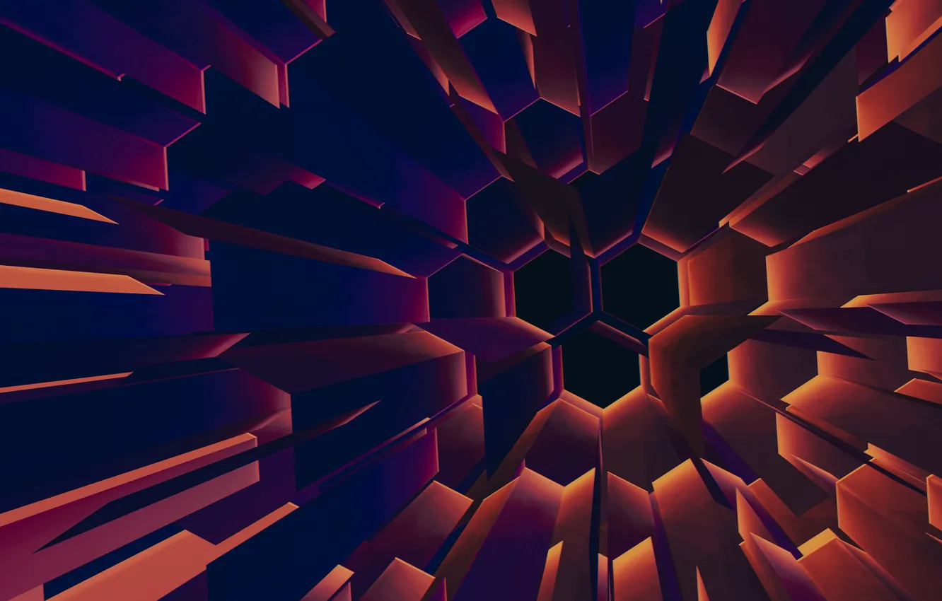 Photo wallpaper abstraction, cell, geometry, abstract background