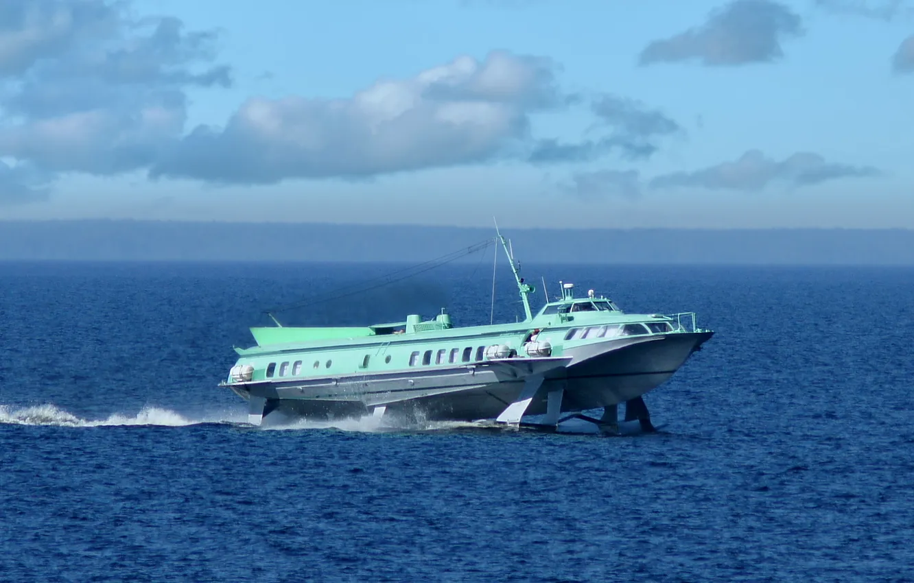 Photo wallpaper ship, hydrofoils, Comet-7