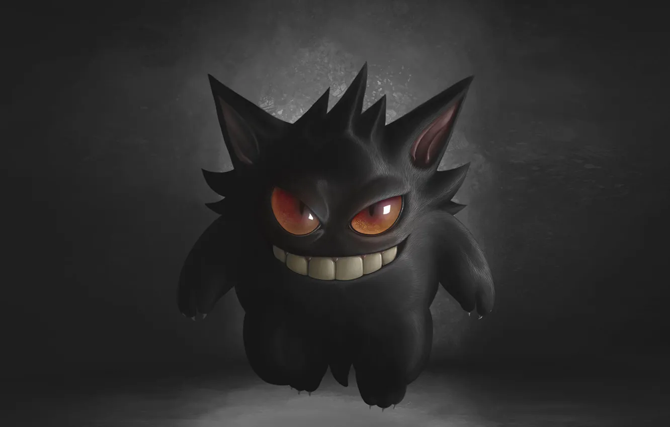 Photo wallpaper Ghost, pokemon, pokemon, Ghost, Ghost, Gengar, Gengar